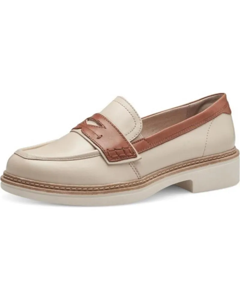 MOCASINES DE MUJER TAMARIS 84310 PIEL CUER BEIG