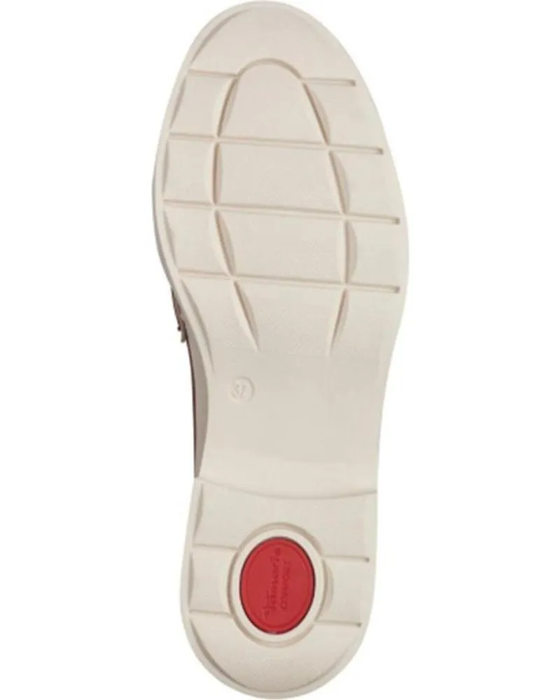 MOCASINES DE MUJER TAMARIS 84310 PIEL CUER BEIG