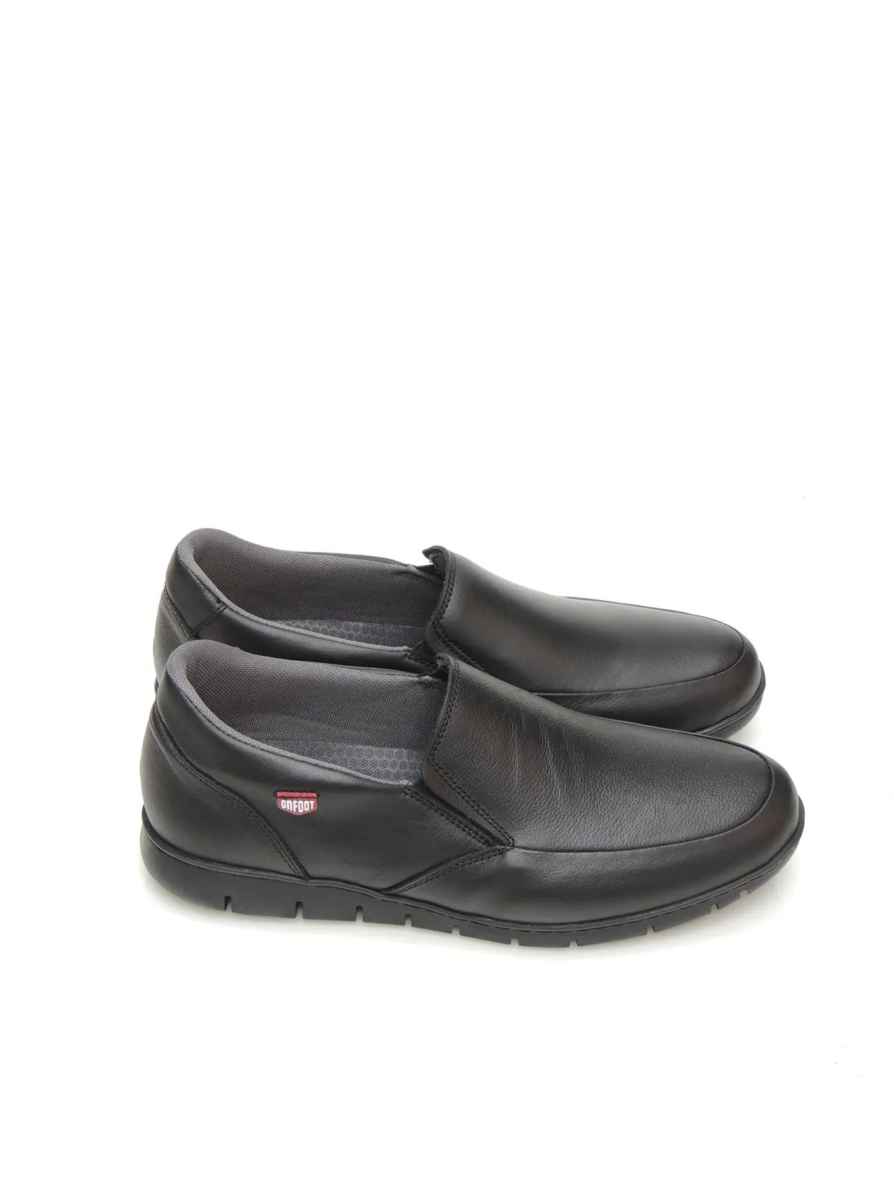 MOCASINES SLIPON ONFOOT 8903 PIEL NEGRO