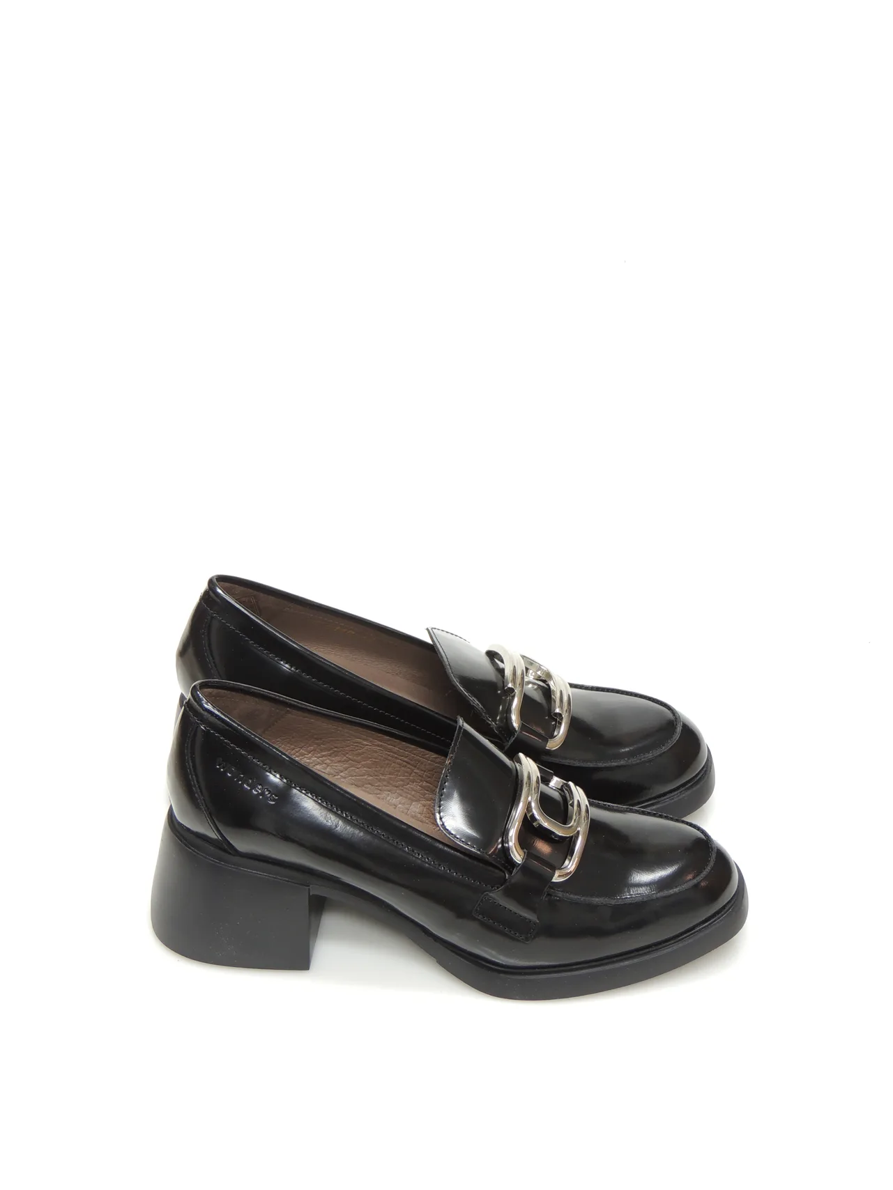 MOCASINES  WONDERS G6140 PIEL NEGRO