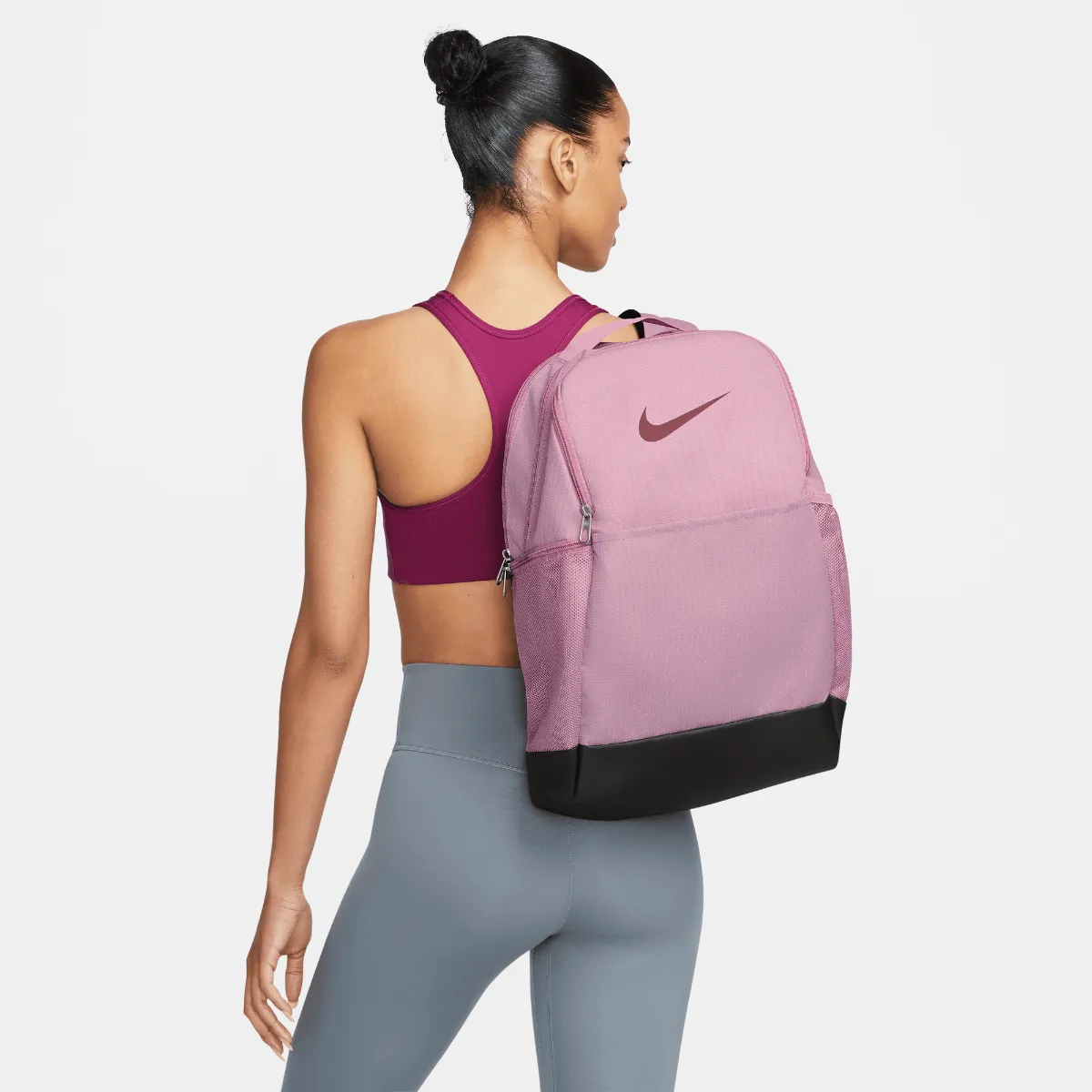 Mochila Entrenamiento Nike Brasilia 9.5 Rosada