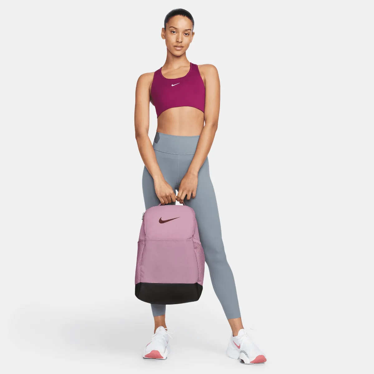 Mochila Entrenamiento Nike Brasilia 9.5 Rosada