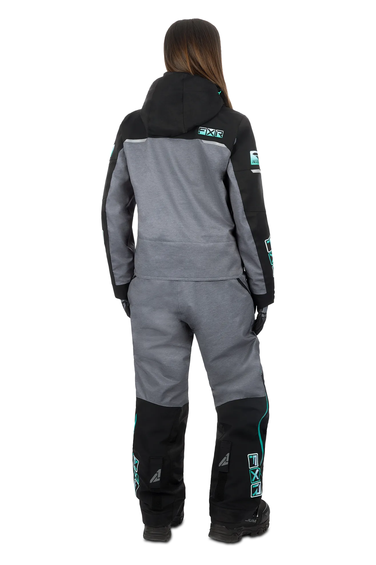 MONO CON AISLAMIENTO MUJER FXR MAVERICK F.A.S.T. NEGROGRIS MEDIO JASPEADOMENTA