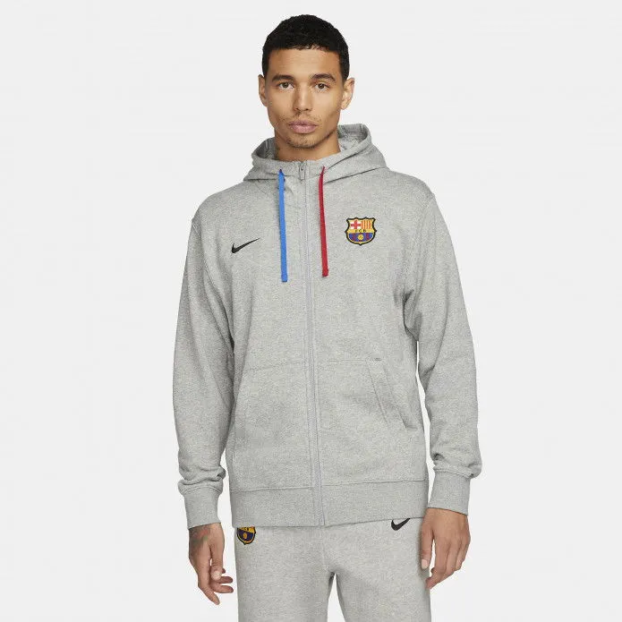 NIKE F.C. BARCELONA CLUB FLEECE FULLZIP HOODIE