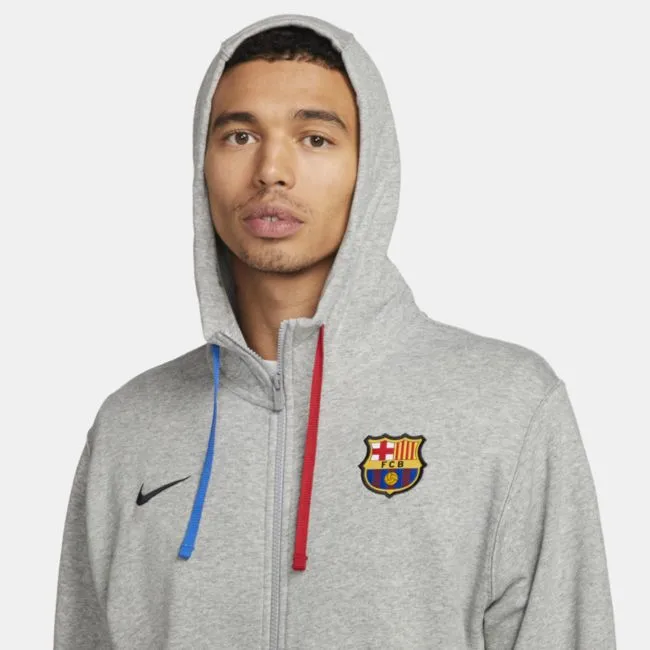 NIKE F.C. BARCELONA CLUB FLEECE FULLZIP HOODIE