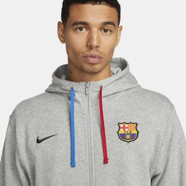 NIKE F.C. BARCELONA CLUB FLEECE FULLZIP HOODIE