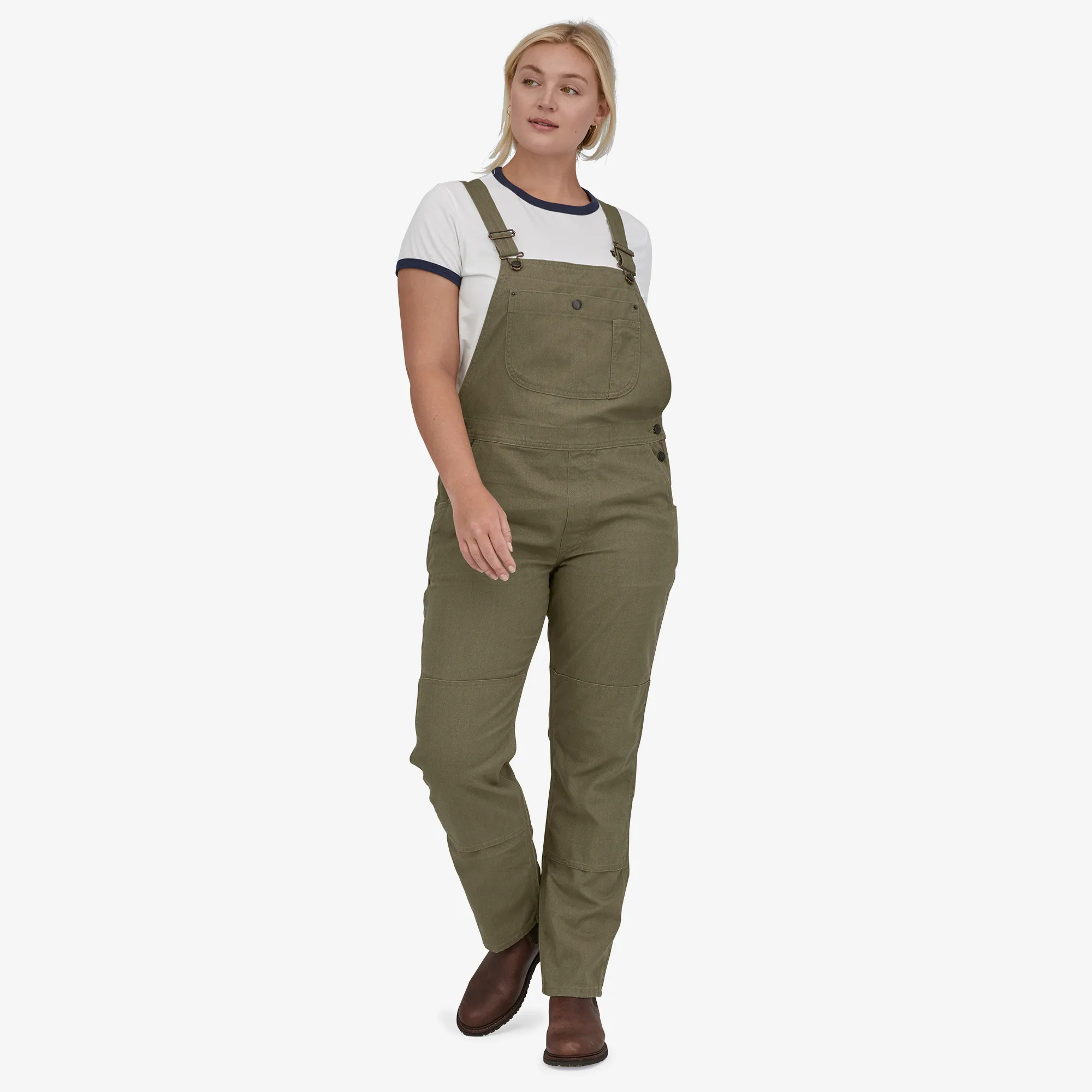 OVEROL MUJER ALL SEASONS HEMP CANVAS BIB  CORTO