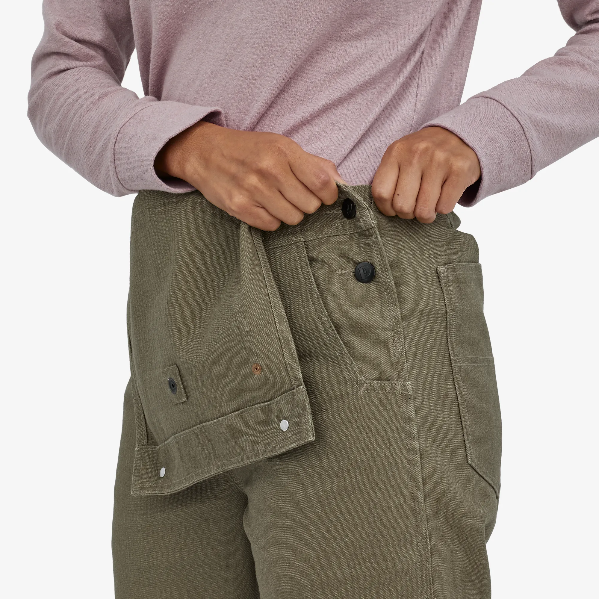 OVEROL MUJER ALL SEASONS HEMP CANVAS BIB  CORTO