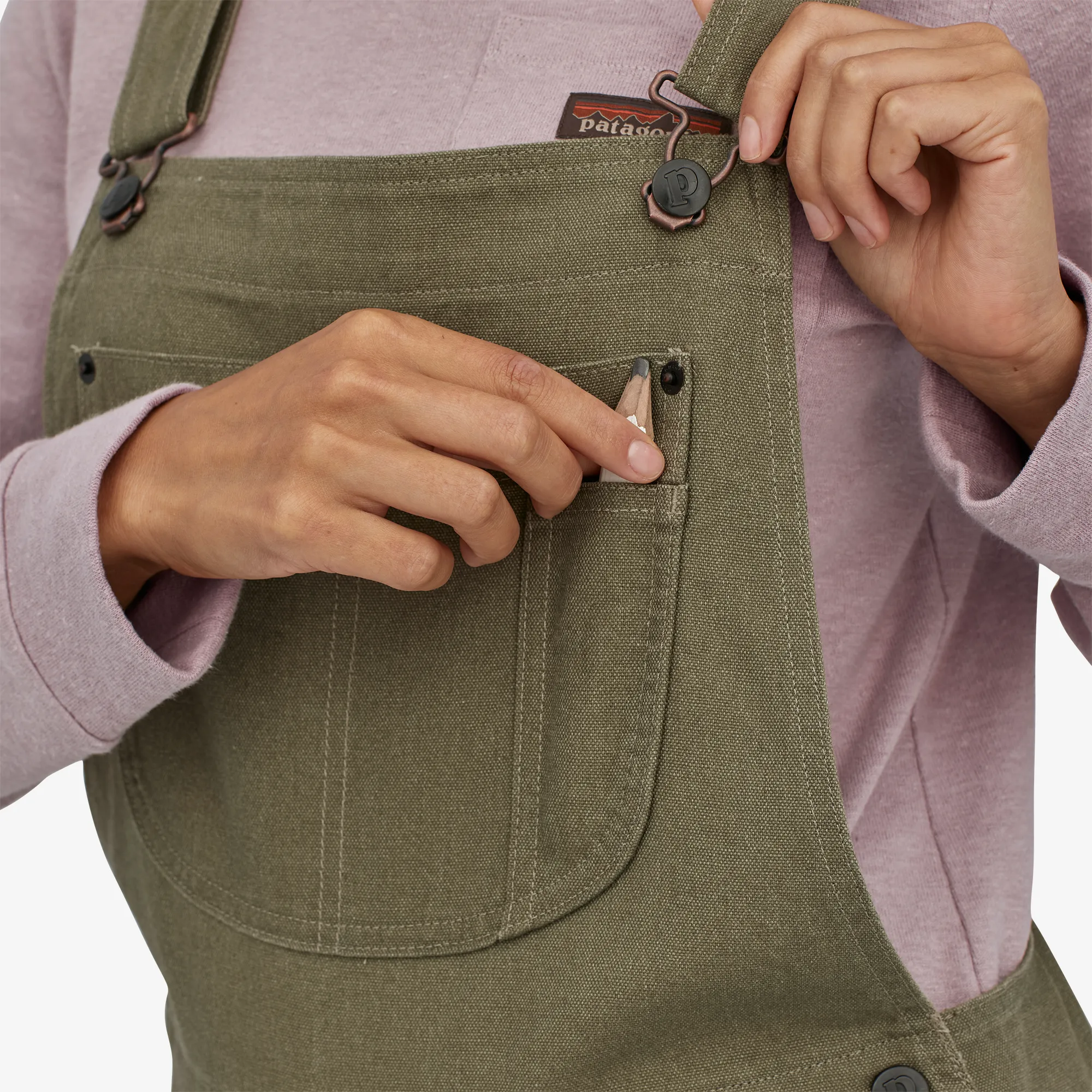 OVEROL MUJER ALL SEASONS HEMP CANVAS BIB  CORTO