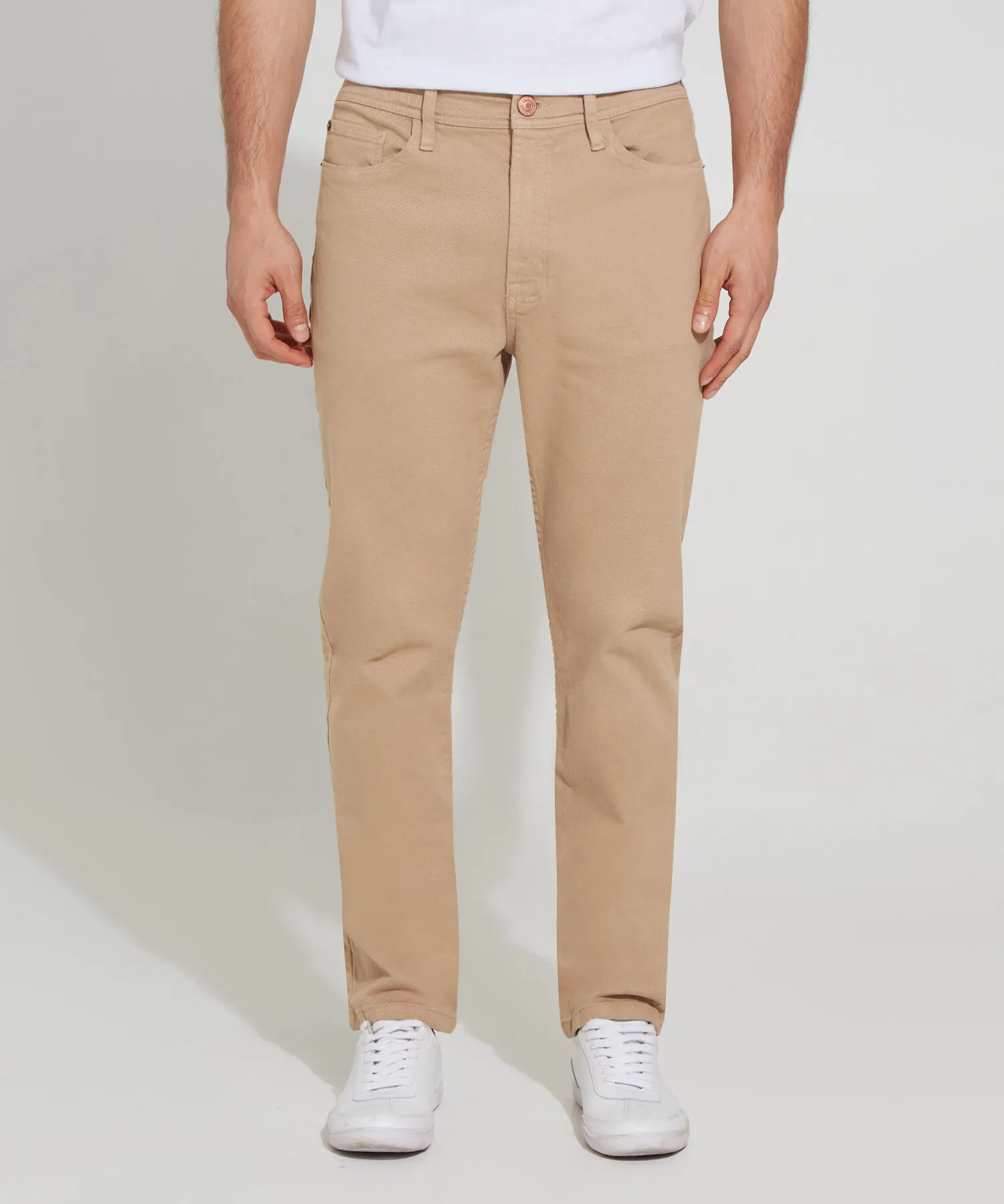 PANTAL&OACUTE;N CINCO BOLSILLOS COLOR BEIGE