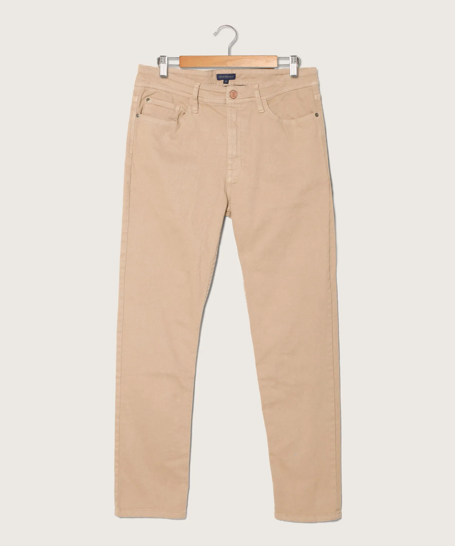PANTAL&OACUTE;N CINCO BOLSILLOS COLOR BEIGE
