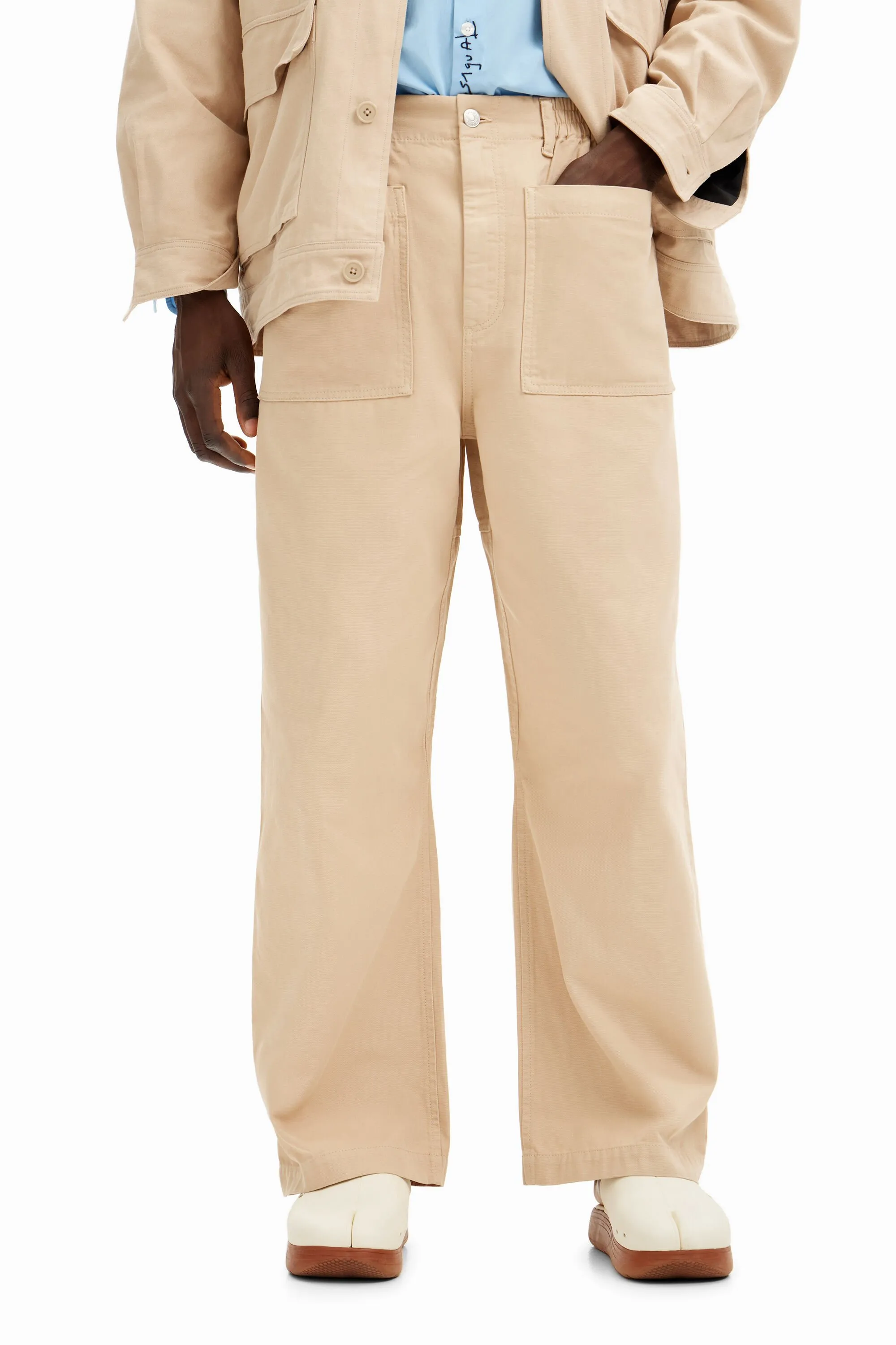 Pantalón largo bolsillos