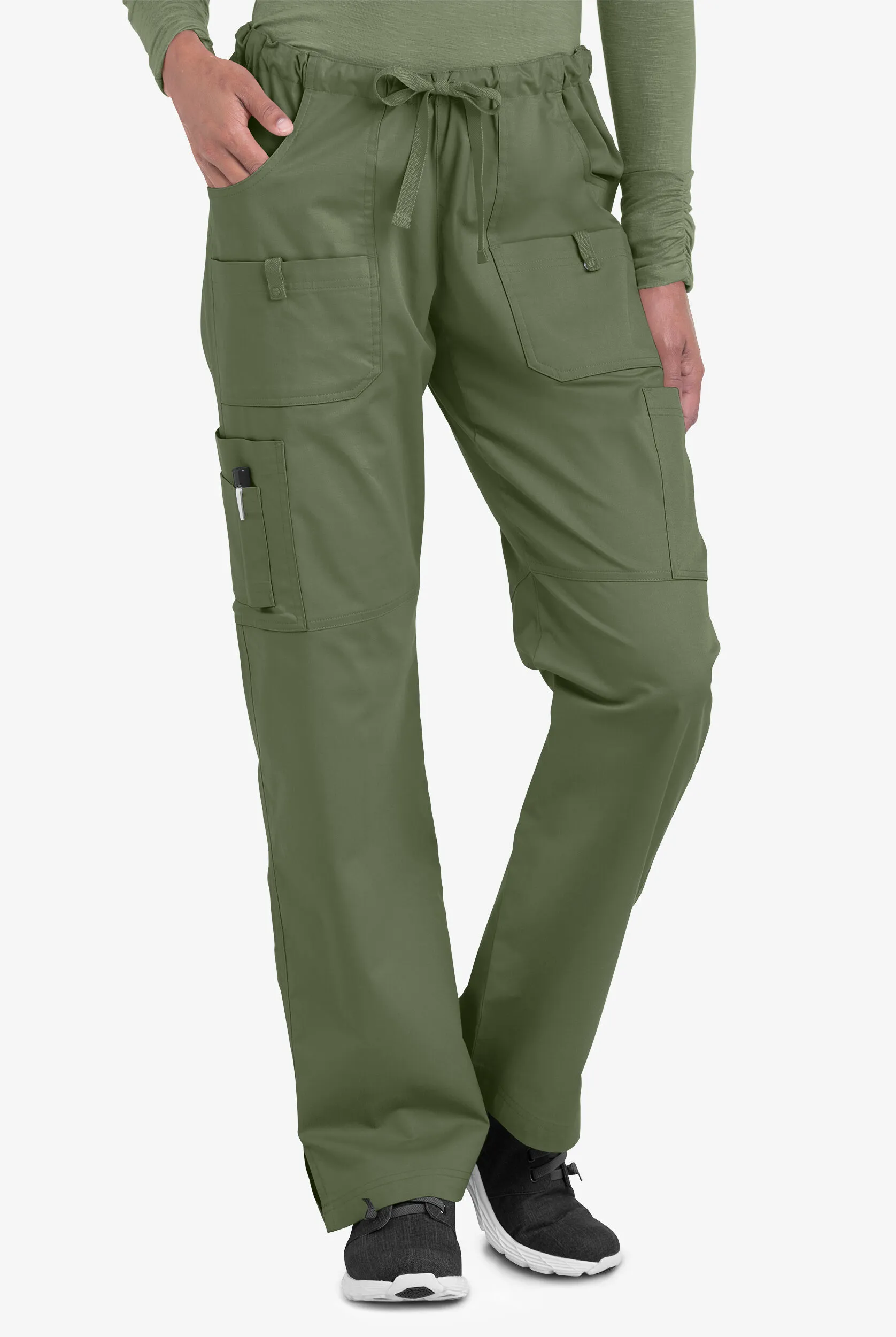 PANTAL&OACUTE;N M&EACUTE;DICO UA BUTTERSOFT STRETCH CON 8 BOLSILLOS PARA MUJER