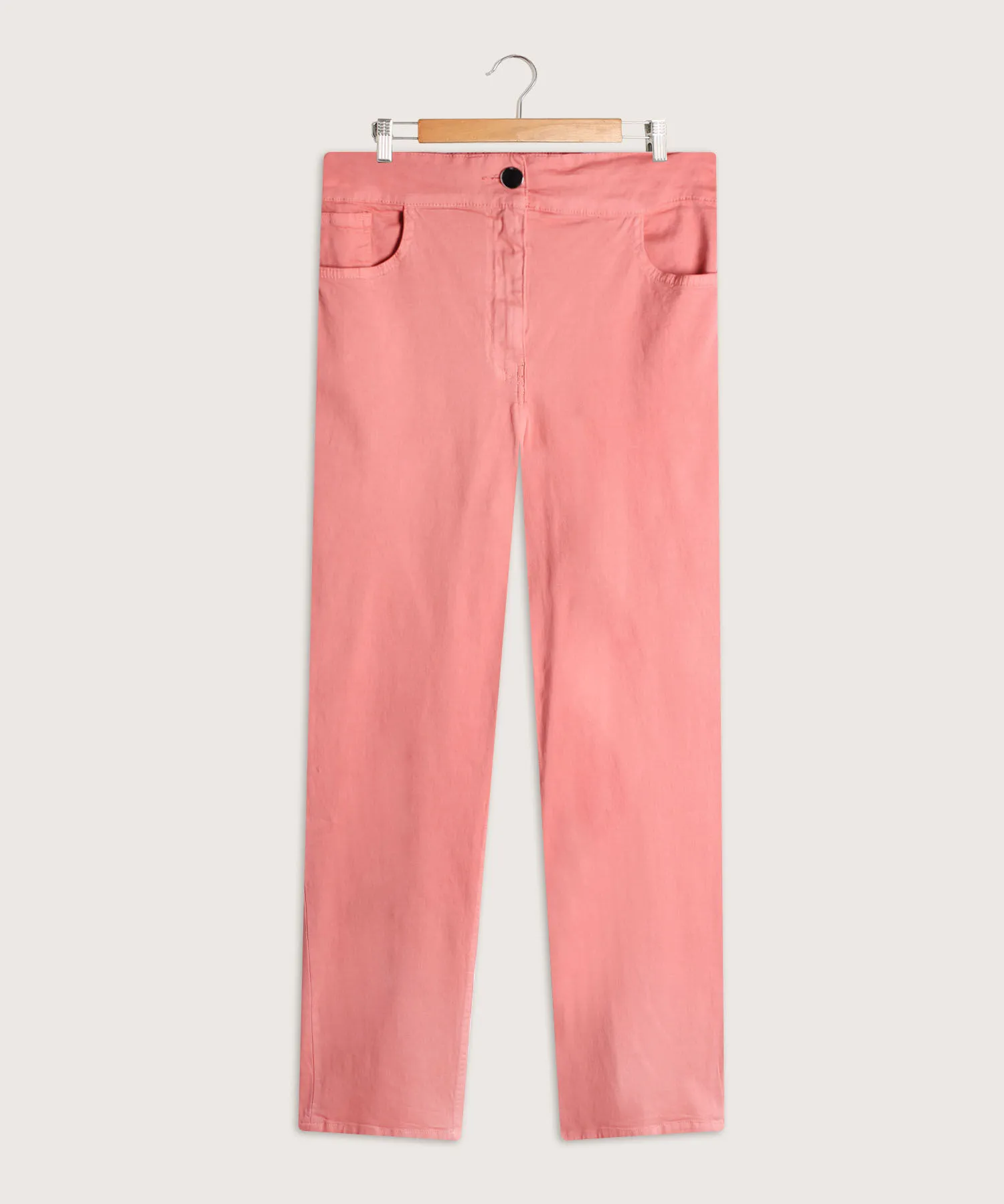 PANTAL&OACUTE;N TOBILLERO CINCO BOLSILLOS TE&NTILDE;IDO