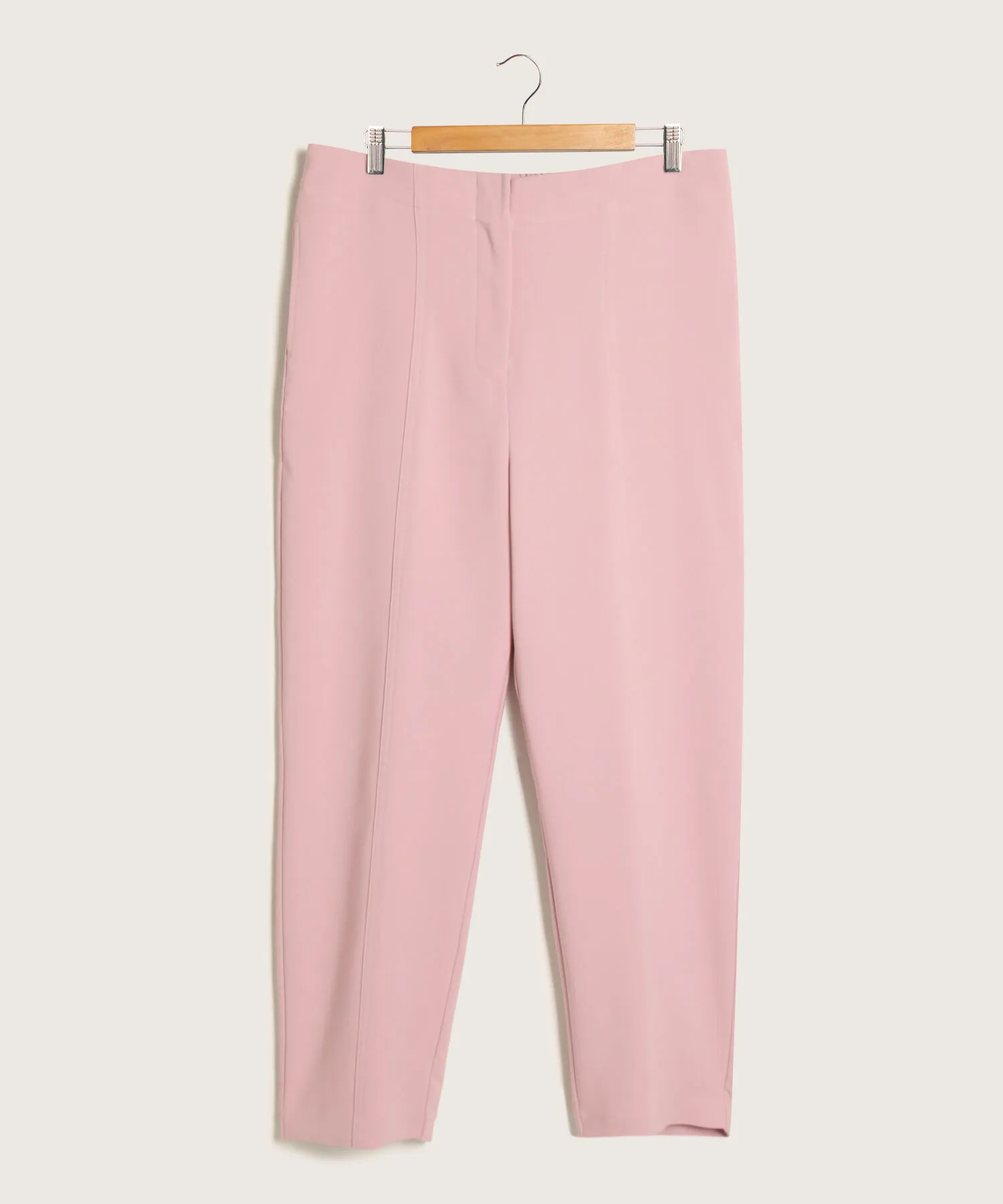 PANTAL&OACUTE;N UNICOLOR CON BOLSILLOS LATERALES