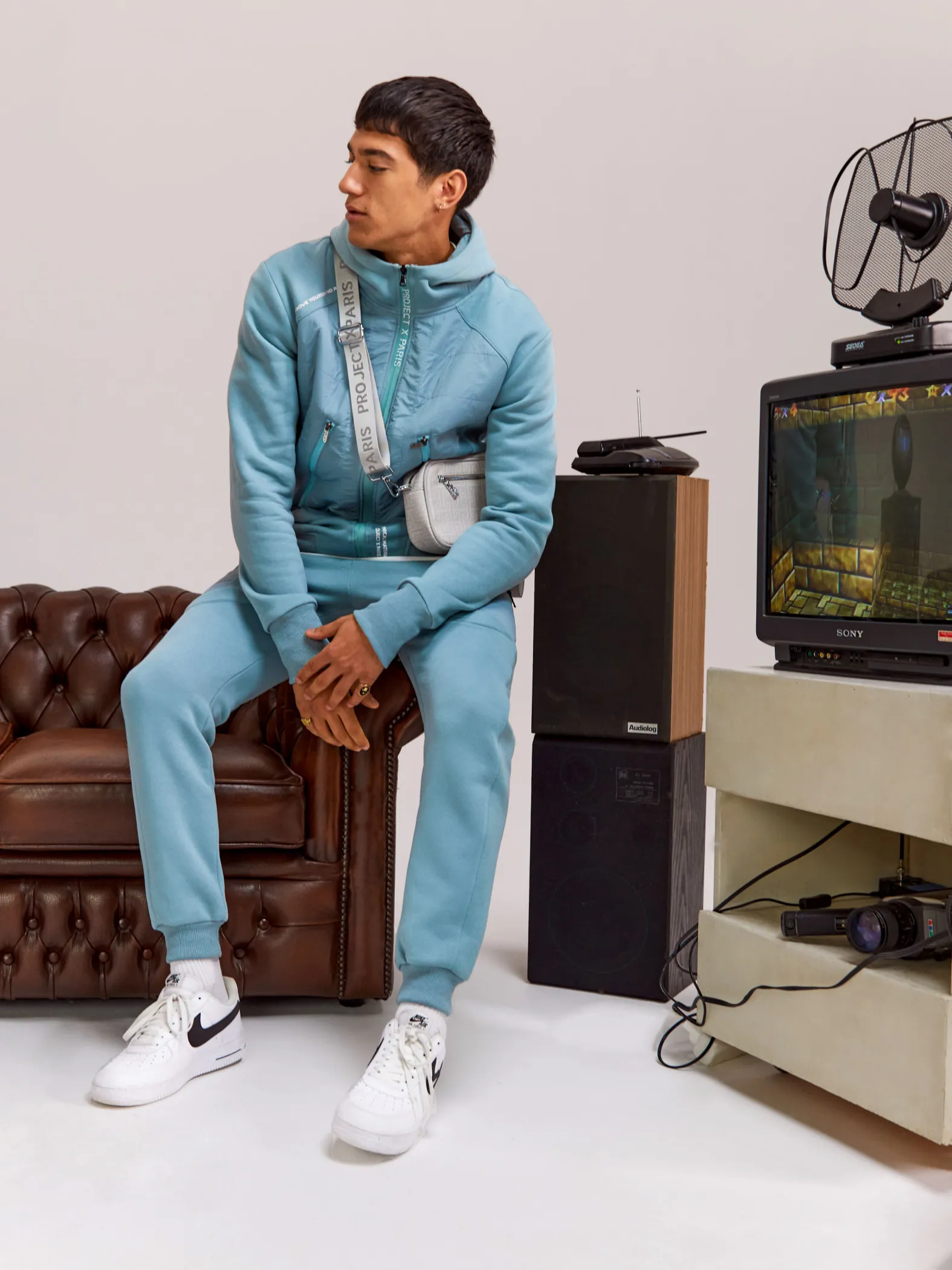 Pantalones de jogging con inserción acolchada