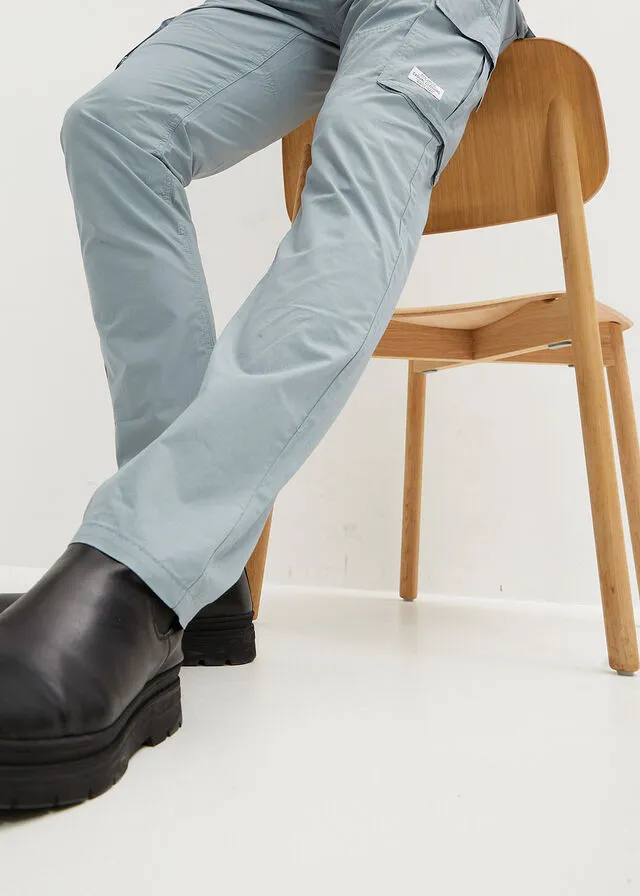 Pantalón con cinturilla elástica plomo