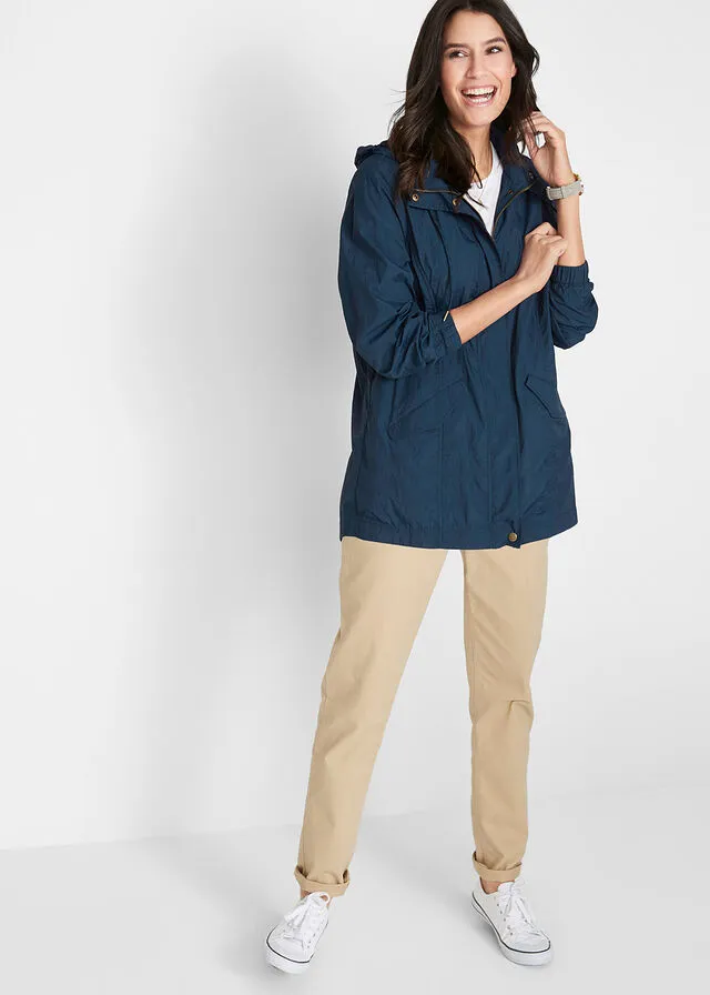 Parka ligera con capucha Azul marino