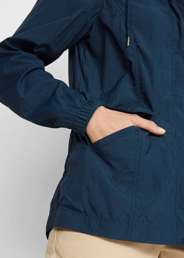 Parka ligera con capucha Azul marino