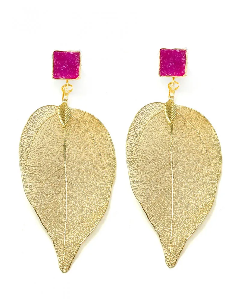 PENDIENTES DE MUJER LARGOS DESCUBRE NUESTRA COLECCION DE HOJAS