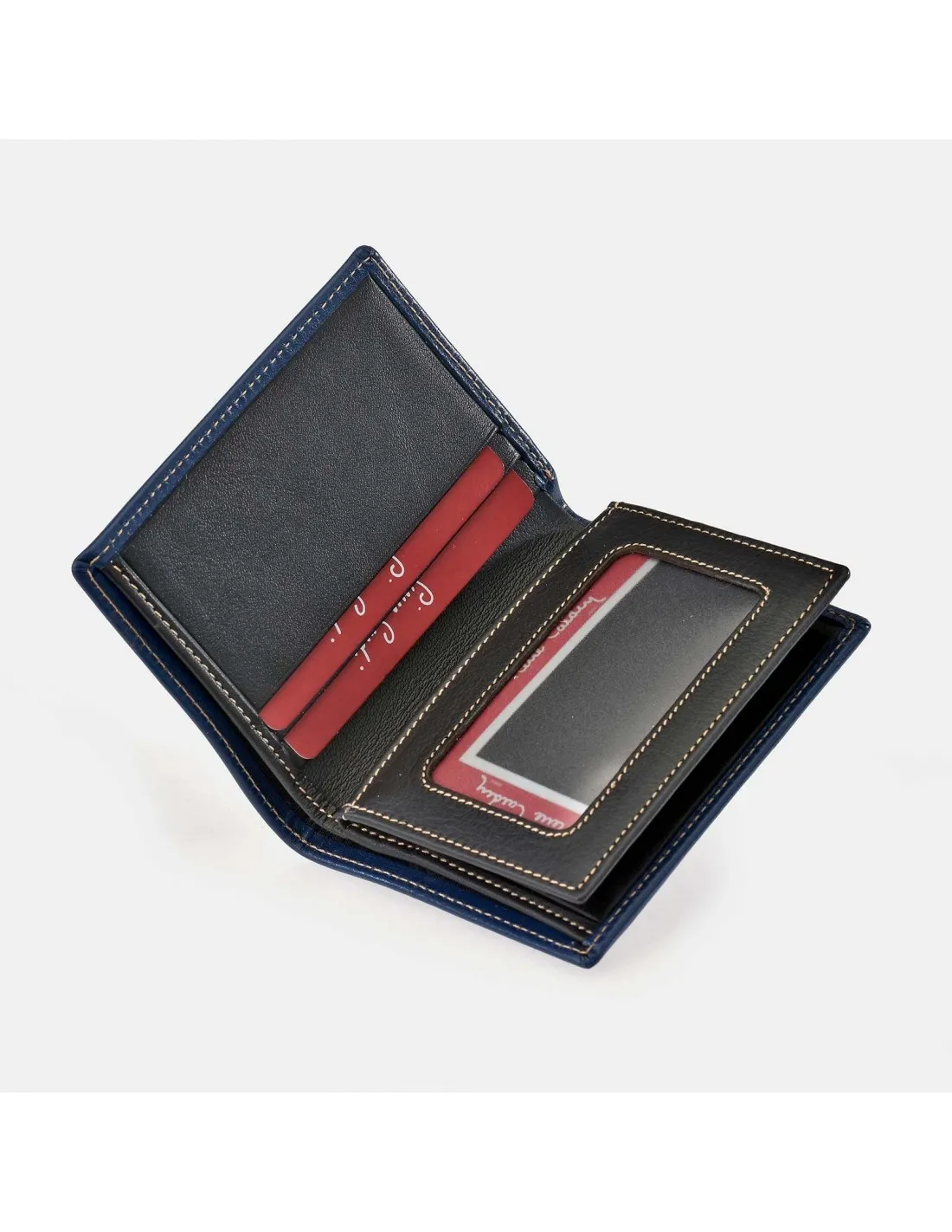 PIERRE CARDIN Cartera pequeña de piel hombre Coleccion Sedated