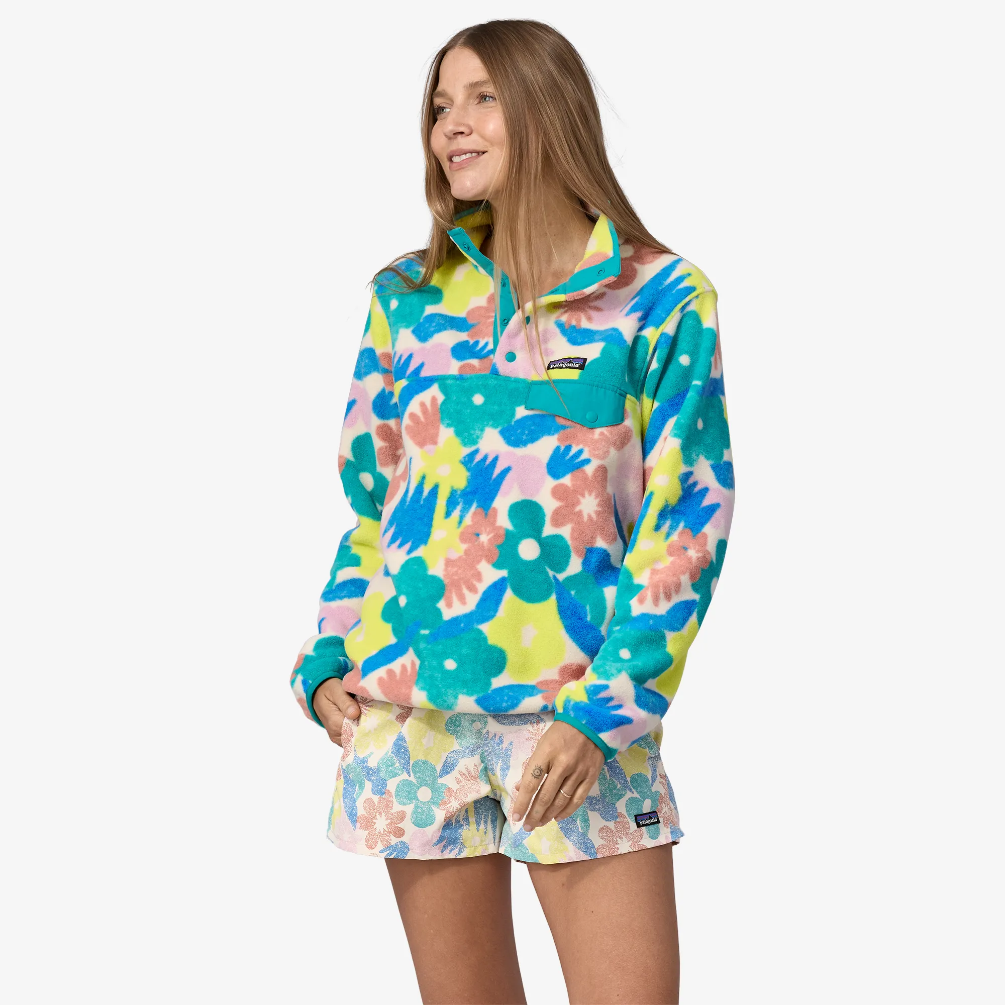 POLAR MUJER LIGHTWEIGHT SYNCHILLA® SNAPT® FLEECE PULLOVER