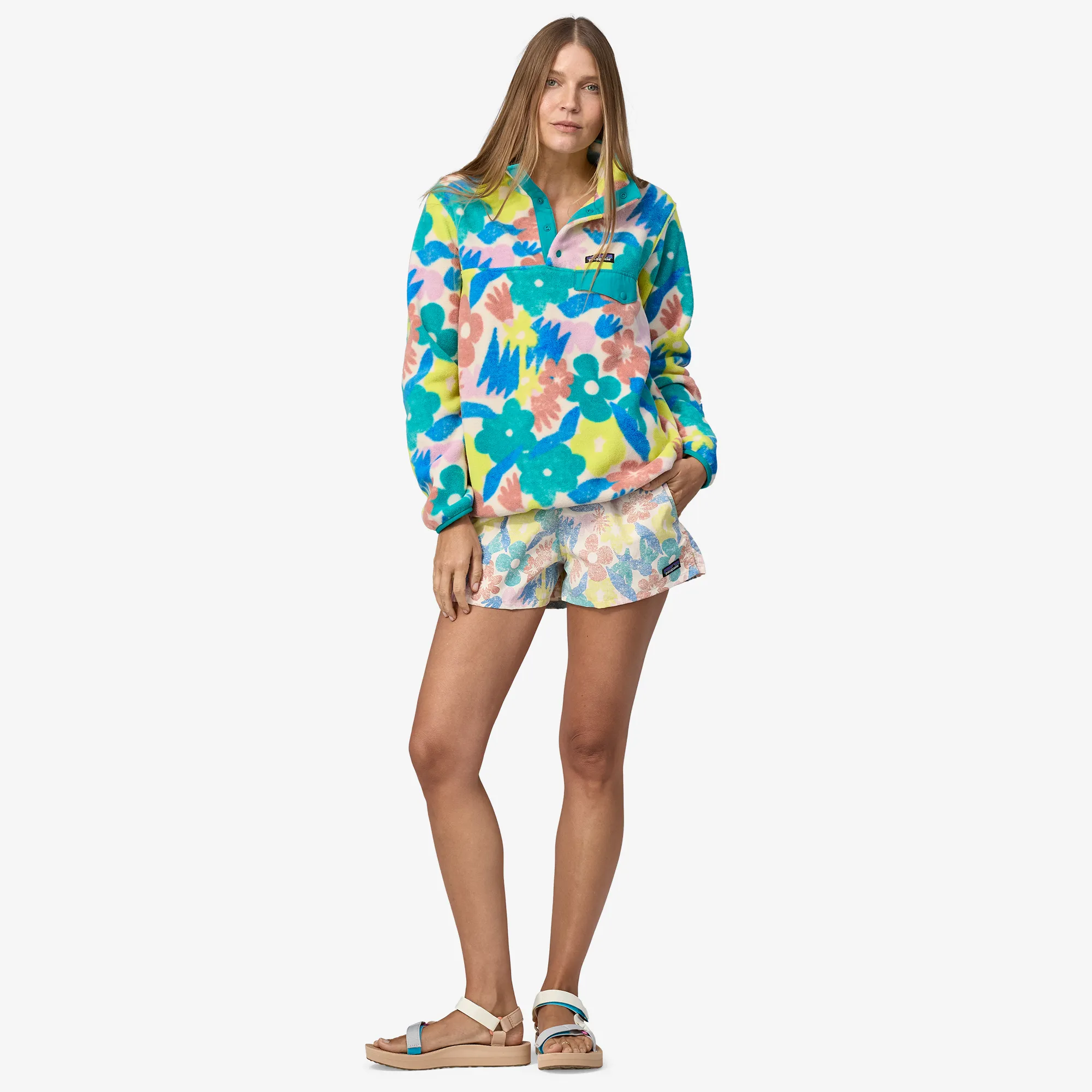 POLAR MUJER LIGHTWEIGHT SYNCHILLA® SNAPT® FLEECE PULLOVER