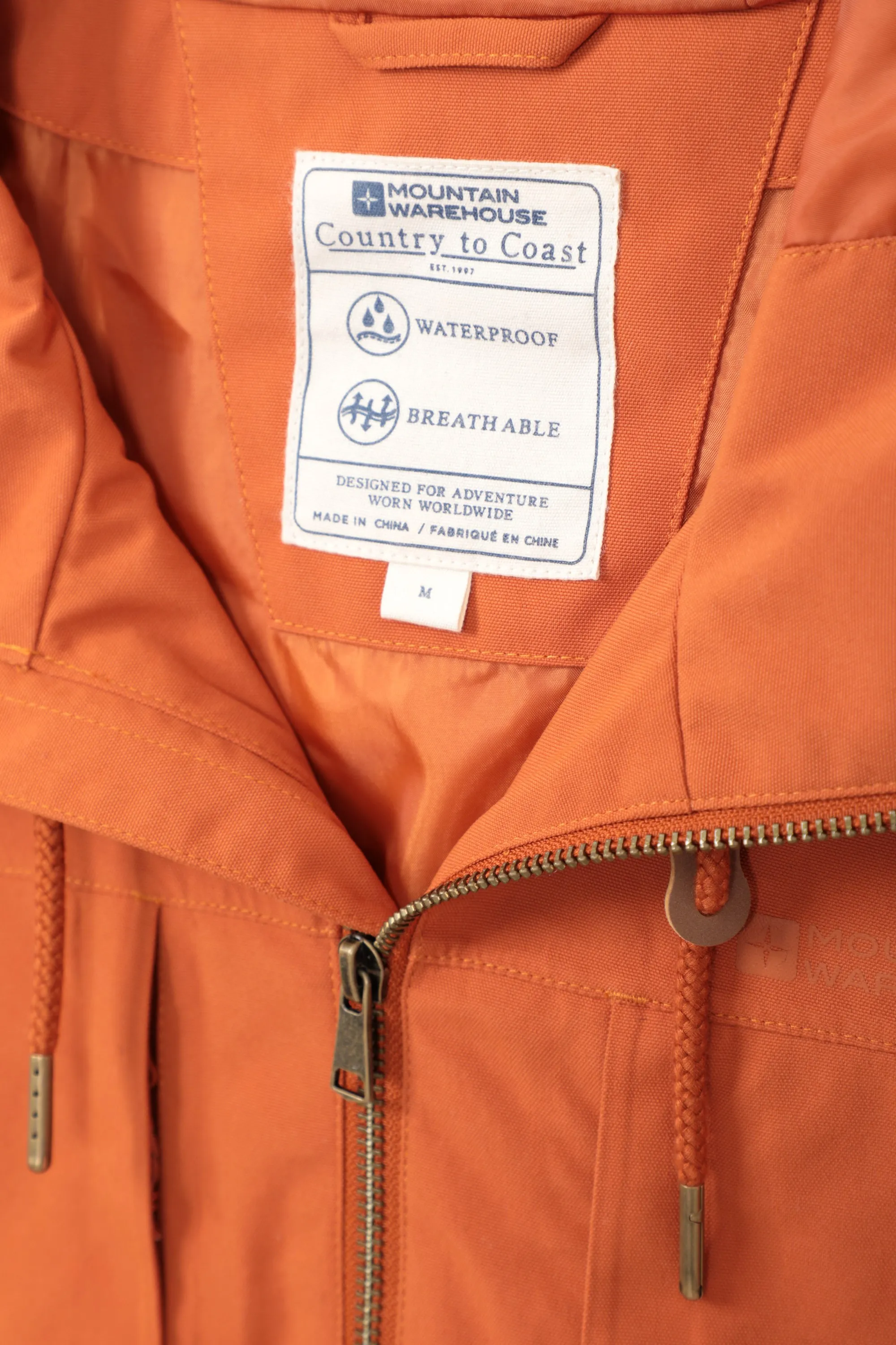 Route chaqueta impermeable para hombre