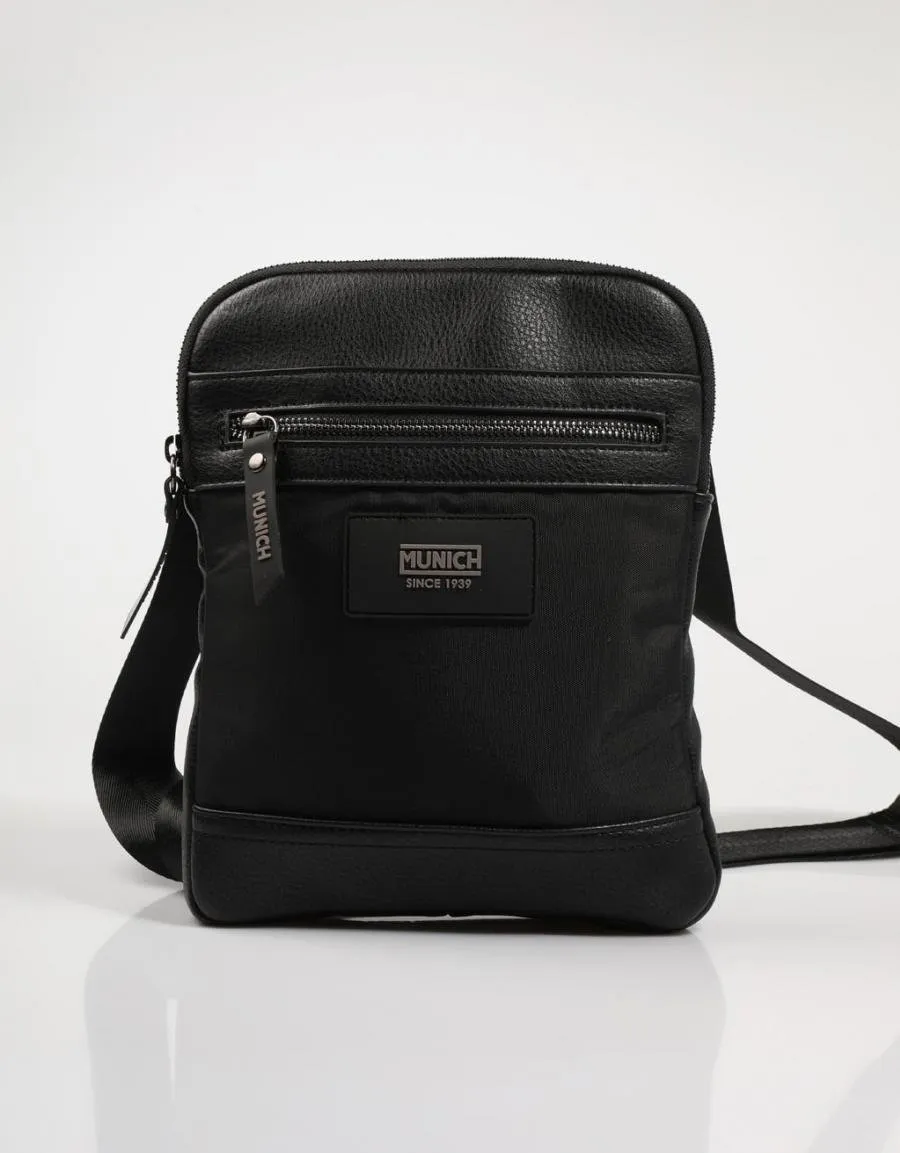  sac a bandouliere MUNICH BAGS Jungle Crossbody Slim en Noir 78126
