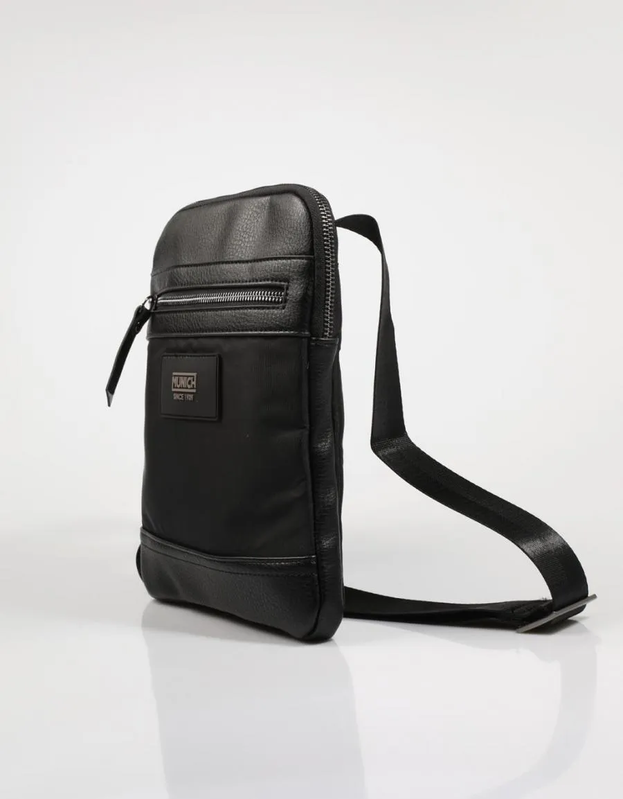  sac a bandouliere MUNICH BAGS Jungle Crossbody Slim en Noir 78126