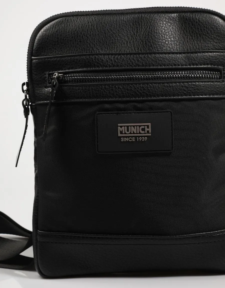  sac a bandouliere MUNICH BAGS Jungle Crossbody Slim en Noir 78126