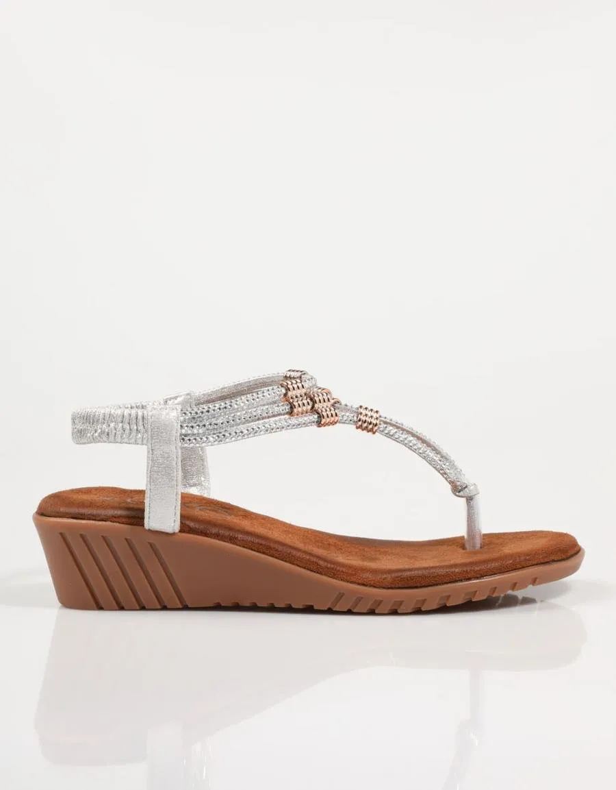  sandales EXE 721 Jd24 en Argent 79069