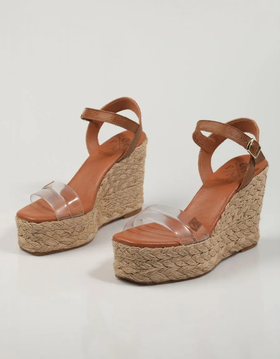  sandales POPA Samara Vinilo en Blanc 79245