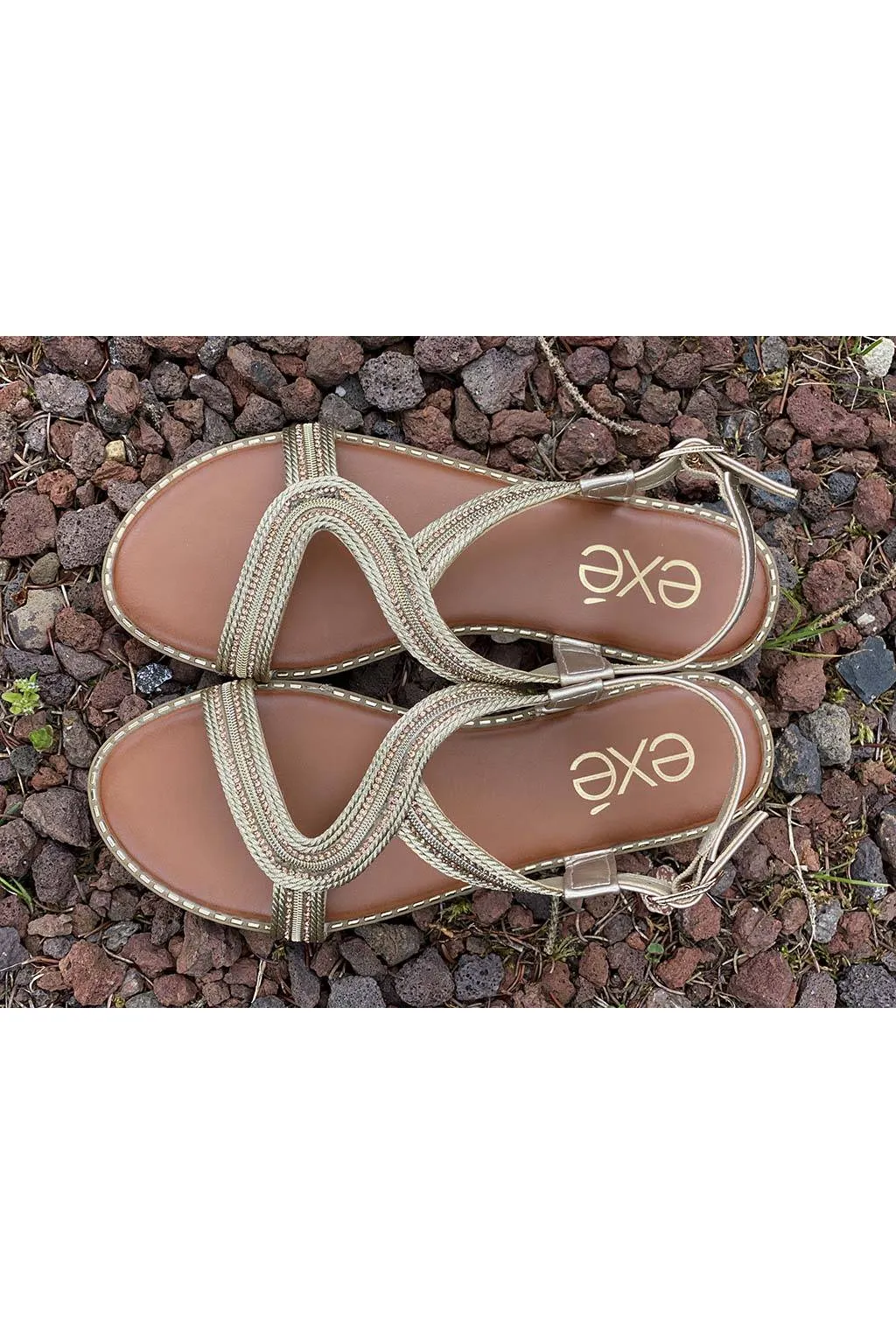 Sandalia Mujer Exé p3375 157 gold