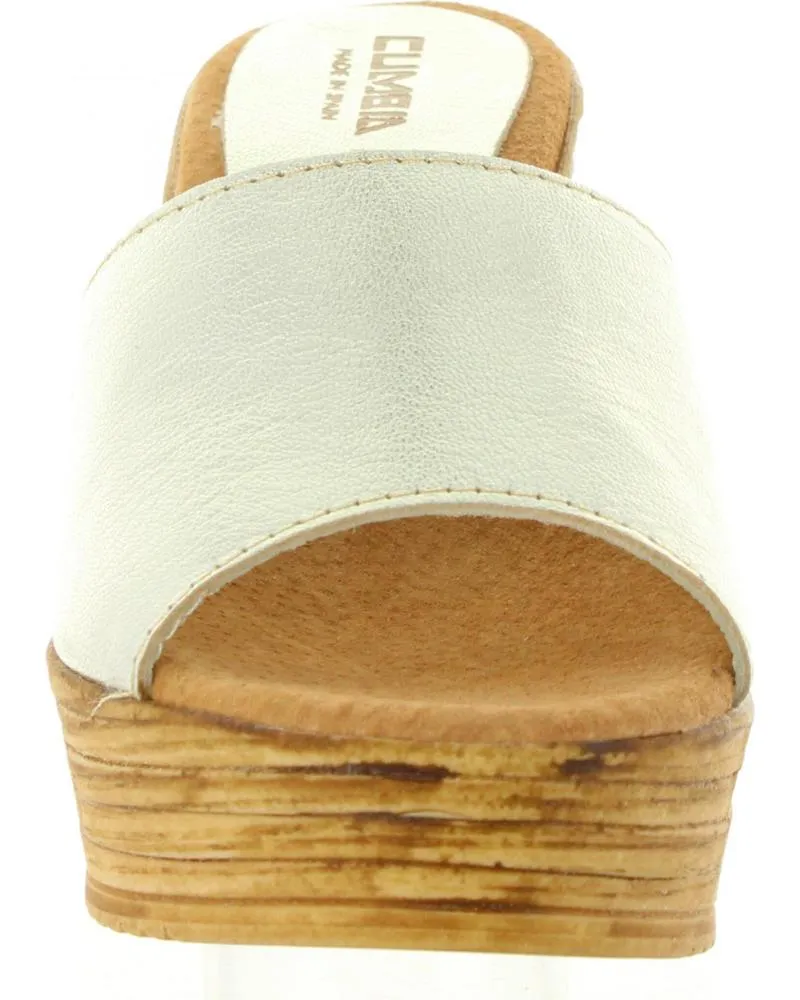 Sandalias de Mujer CUMBIA 31000 PIEL PLATINO