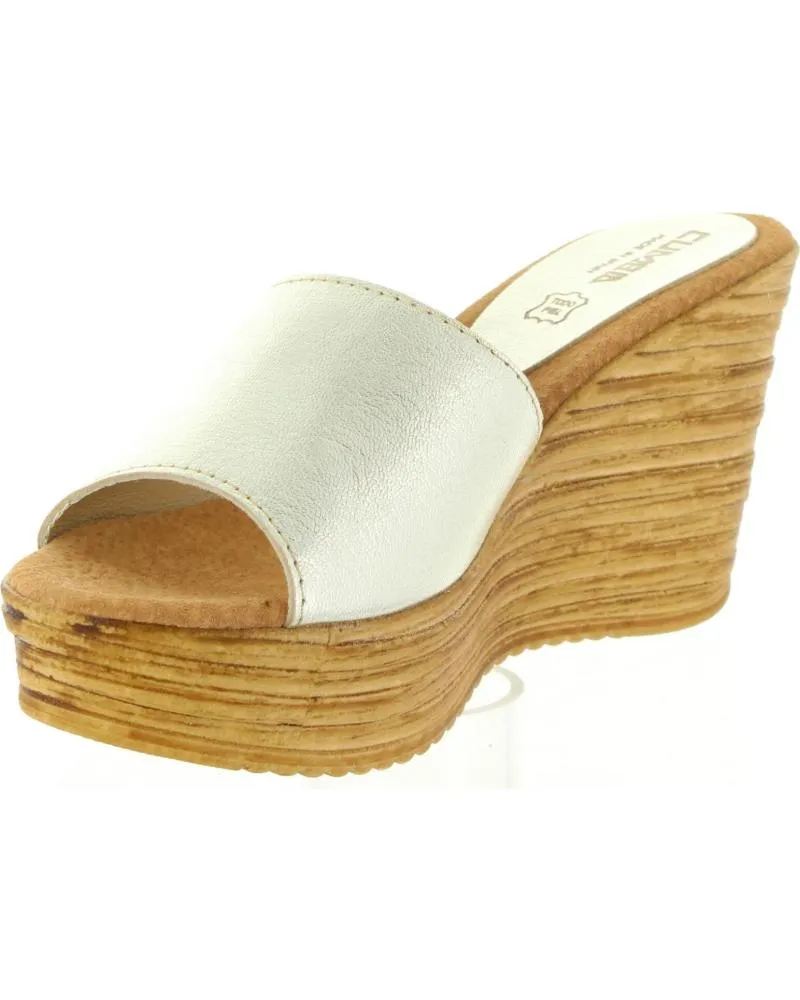Sandalias de Mujer CUMBIA 31000 PIEL PLATINO