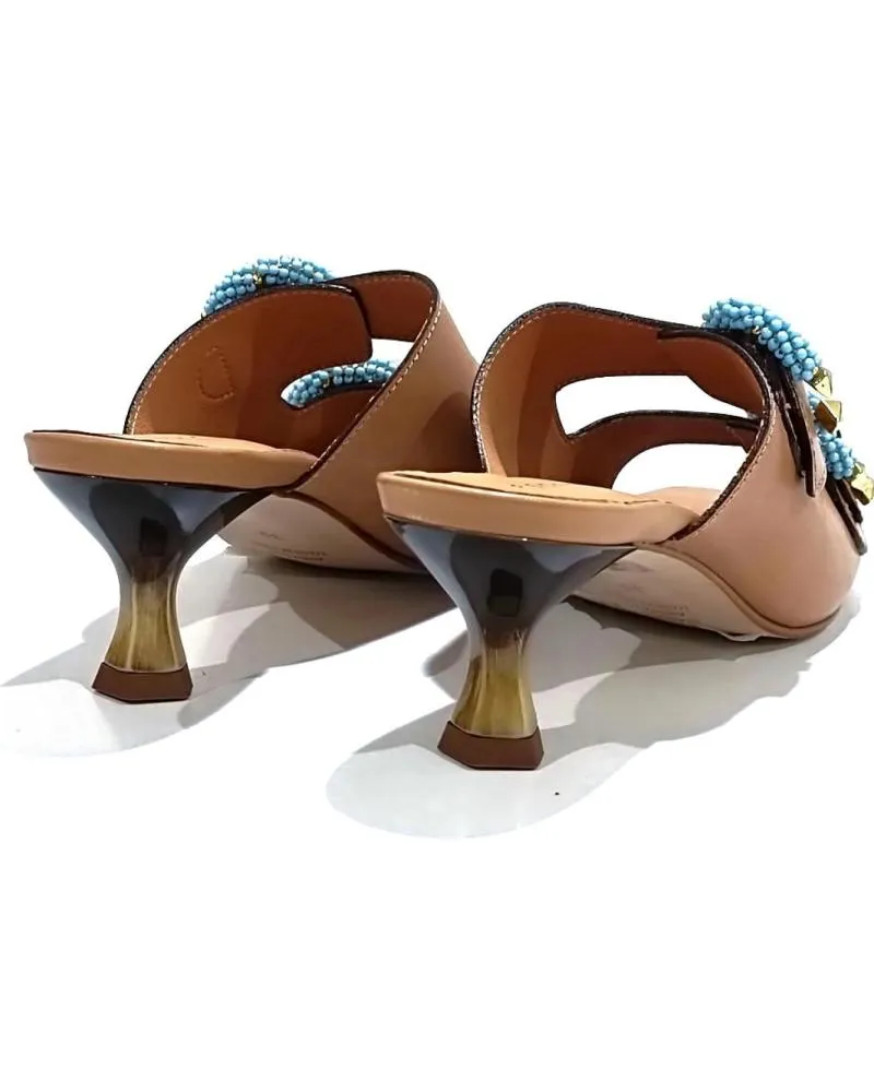 Sandalias WEEKEND BY PEDRO MIRALLES  de Mujer SANDALIA VESTIR DE PIEL CON TACON  CARAMELO