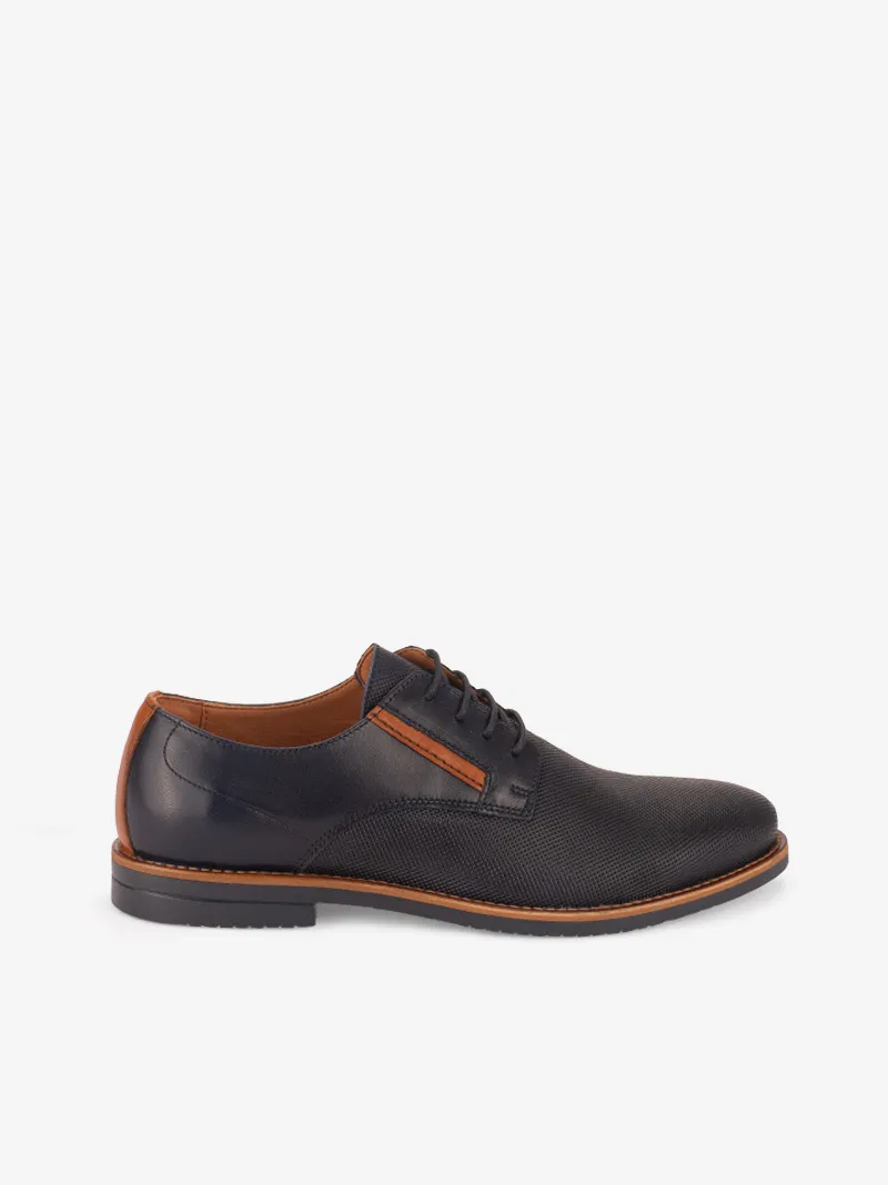 SAPATO DERBY EM PELE ESTAMPADA DE ATACADOR