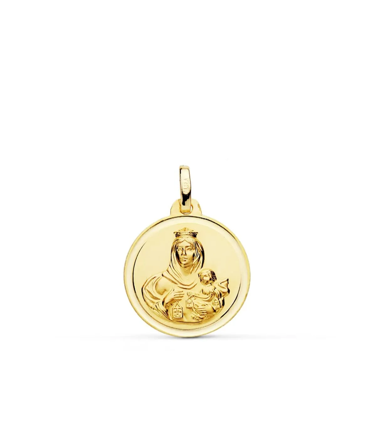 Scapulaire V. du Carmel/Sacré Coeur 18K 18 mm
