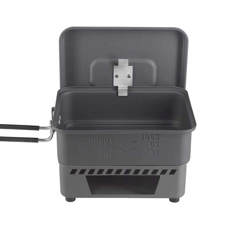Set de cocina Esbit Solid Fuel Cookset aluminio