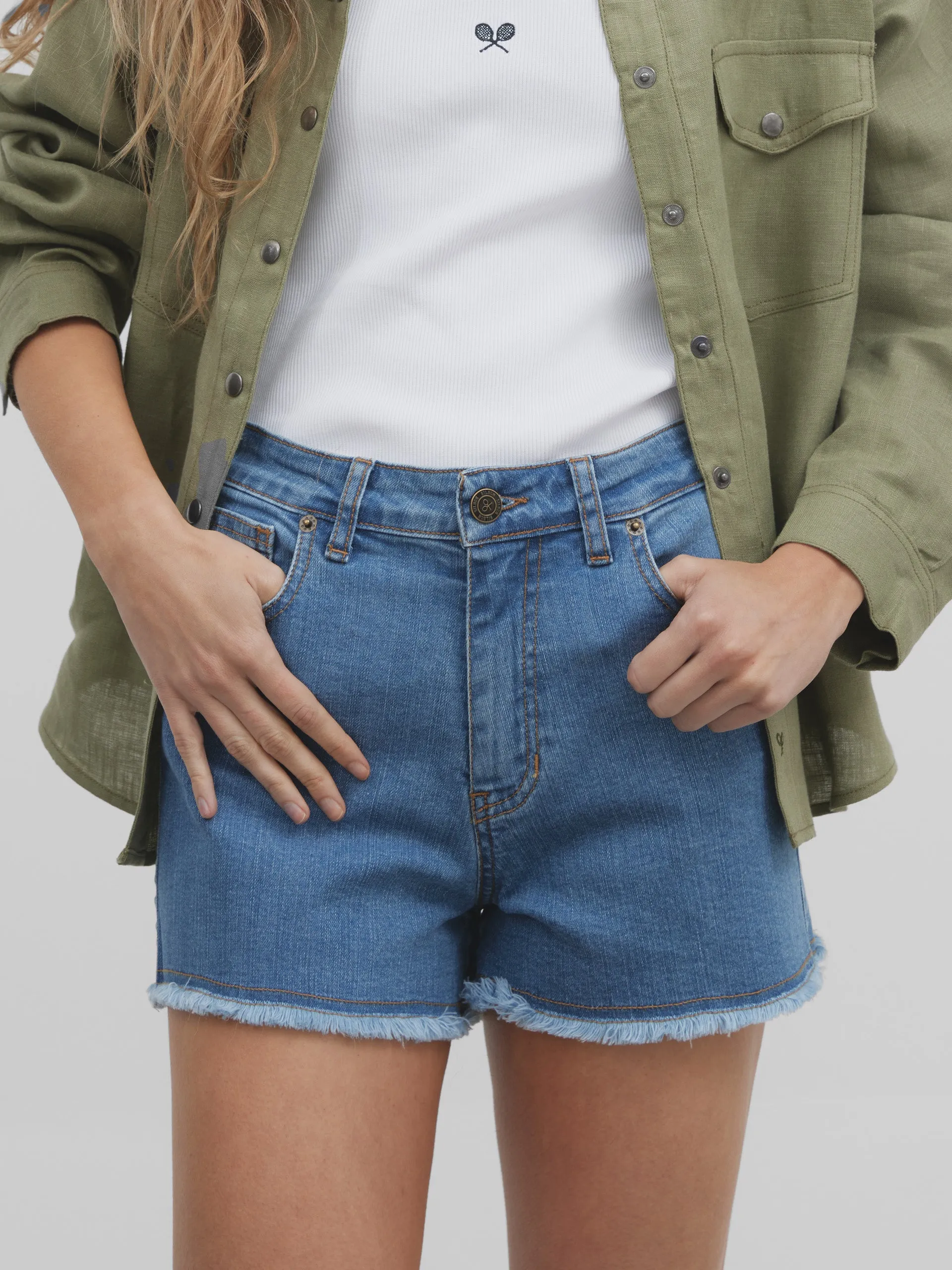Short denim medio