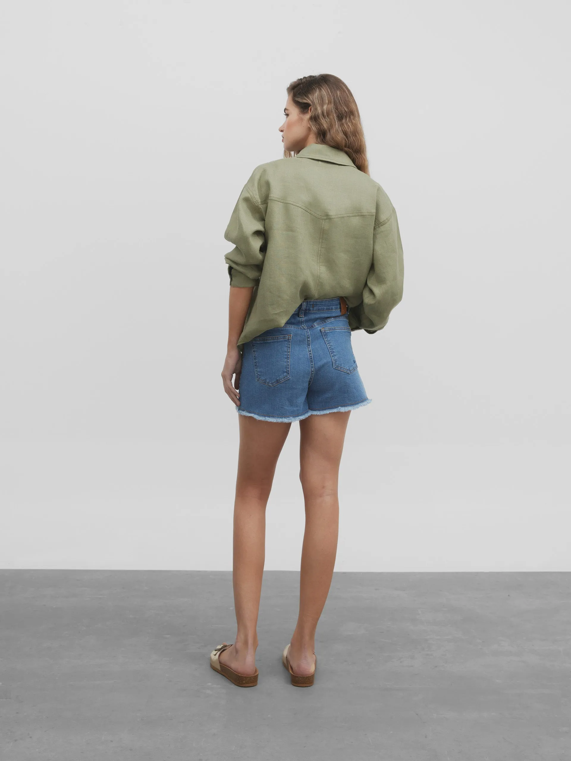 Short denim medio
