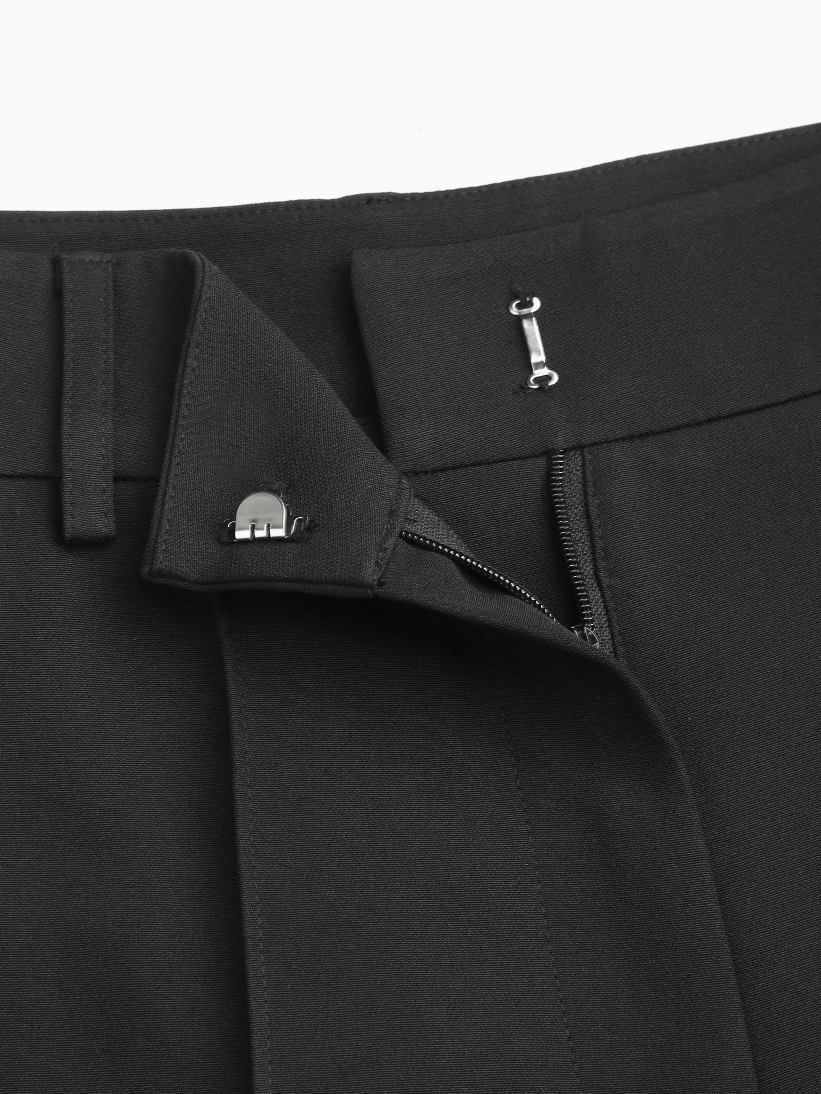  Shorts Plisados de Cintura Alta hasta la Rodilla