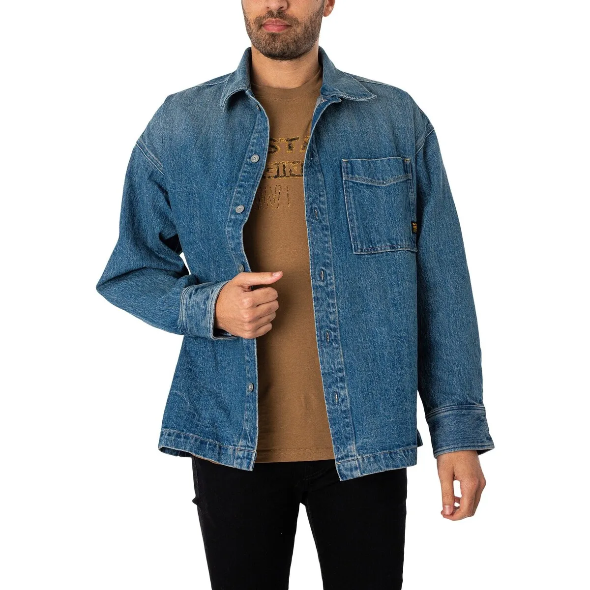 Sobrecamisa De Corte Cuadrado
