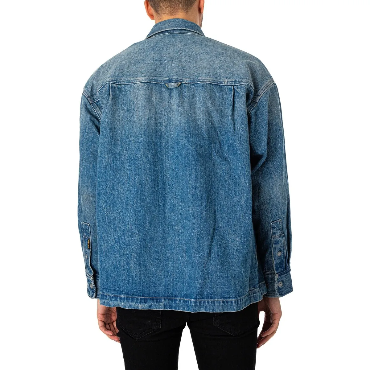 Sobrecamisa De Corte Cuadrado