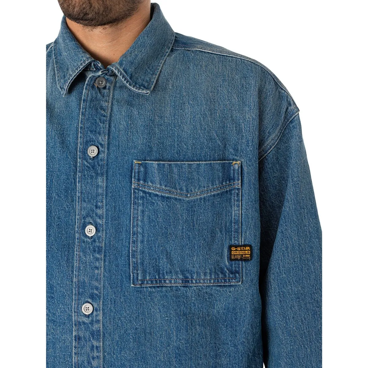 Sobrecamisa De Corte Cuadrado