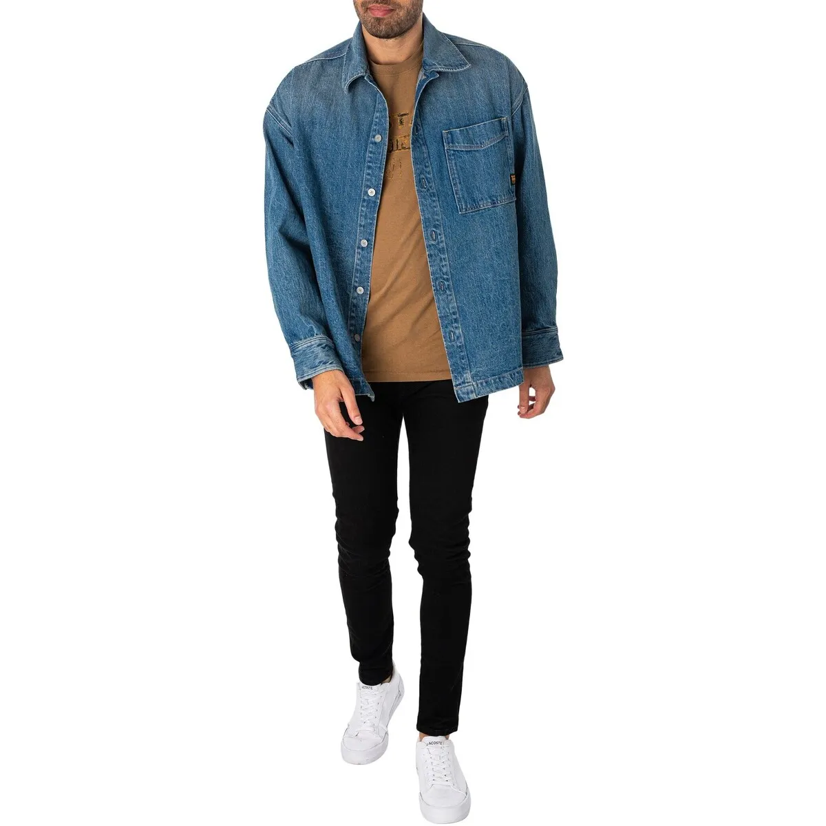 Sobrecamisa De Corte Cuadrado