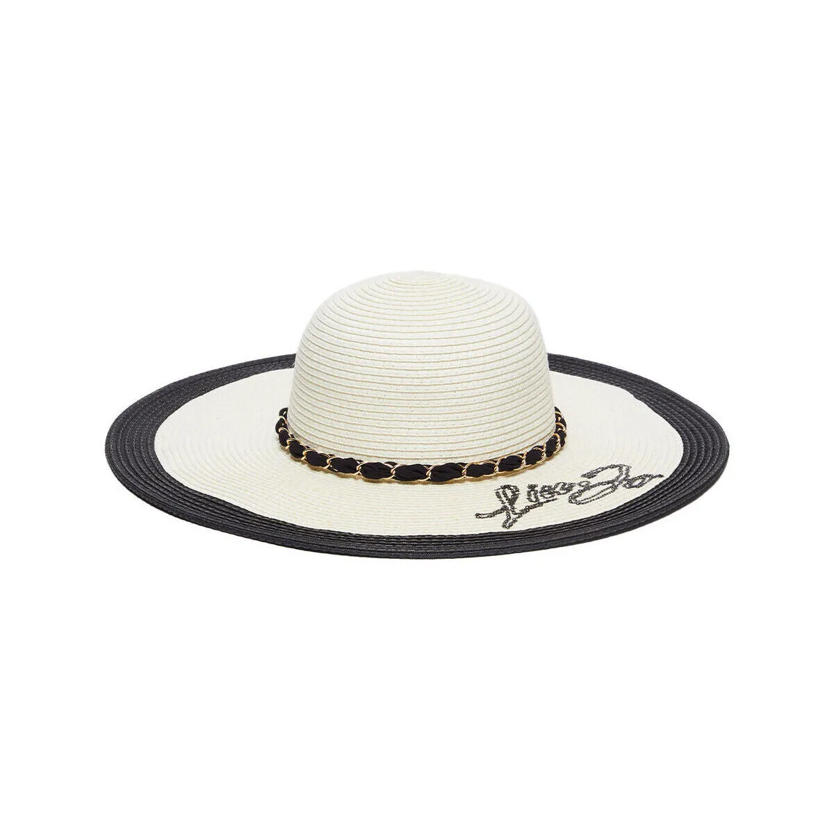 Sombrero de rafia con ala ancha