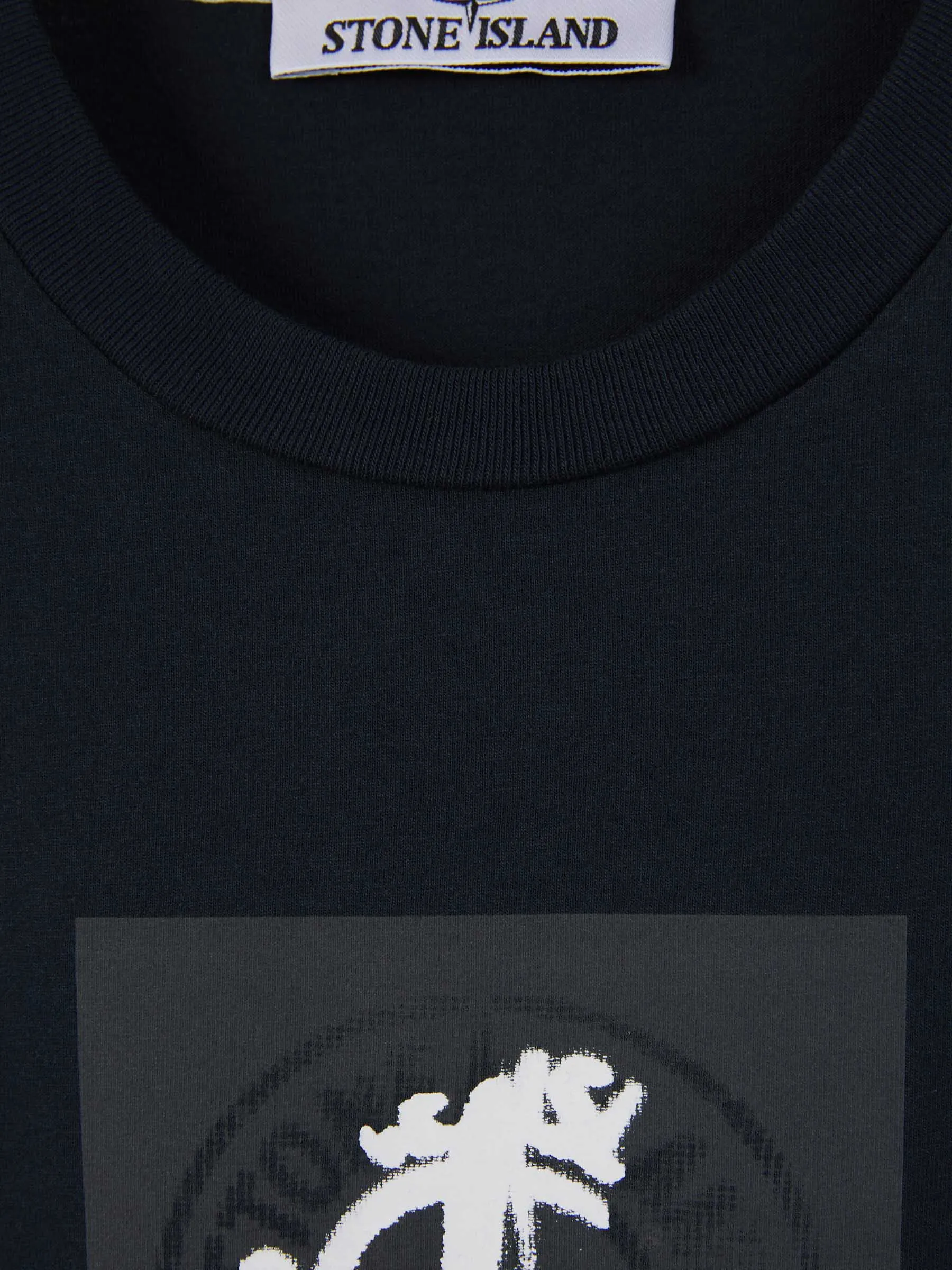 Stone Island Camiseta Estampada Algodón
