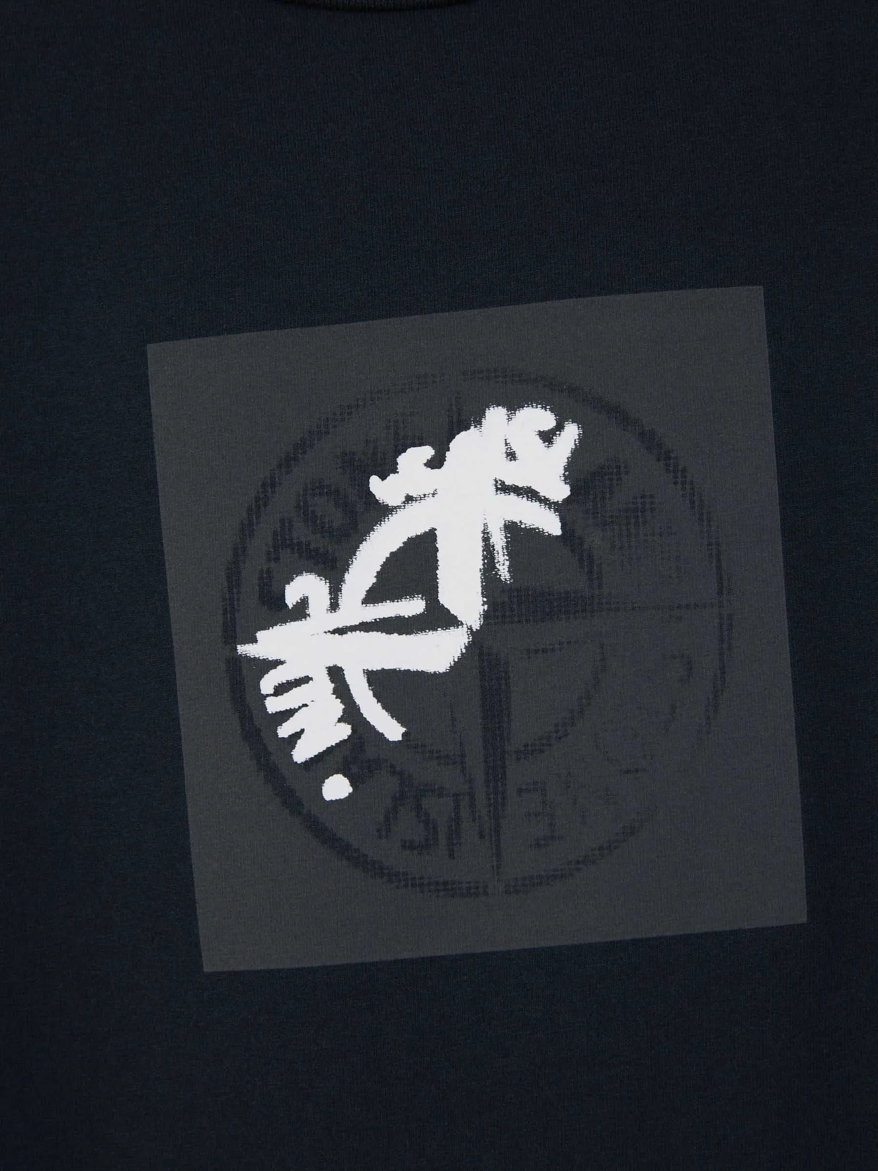 Stone Island Camiseta Estampada Algodón